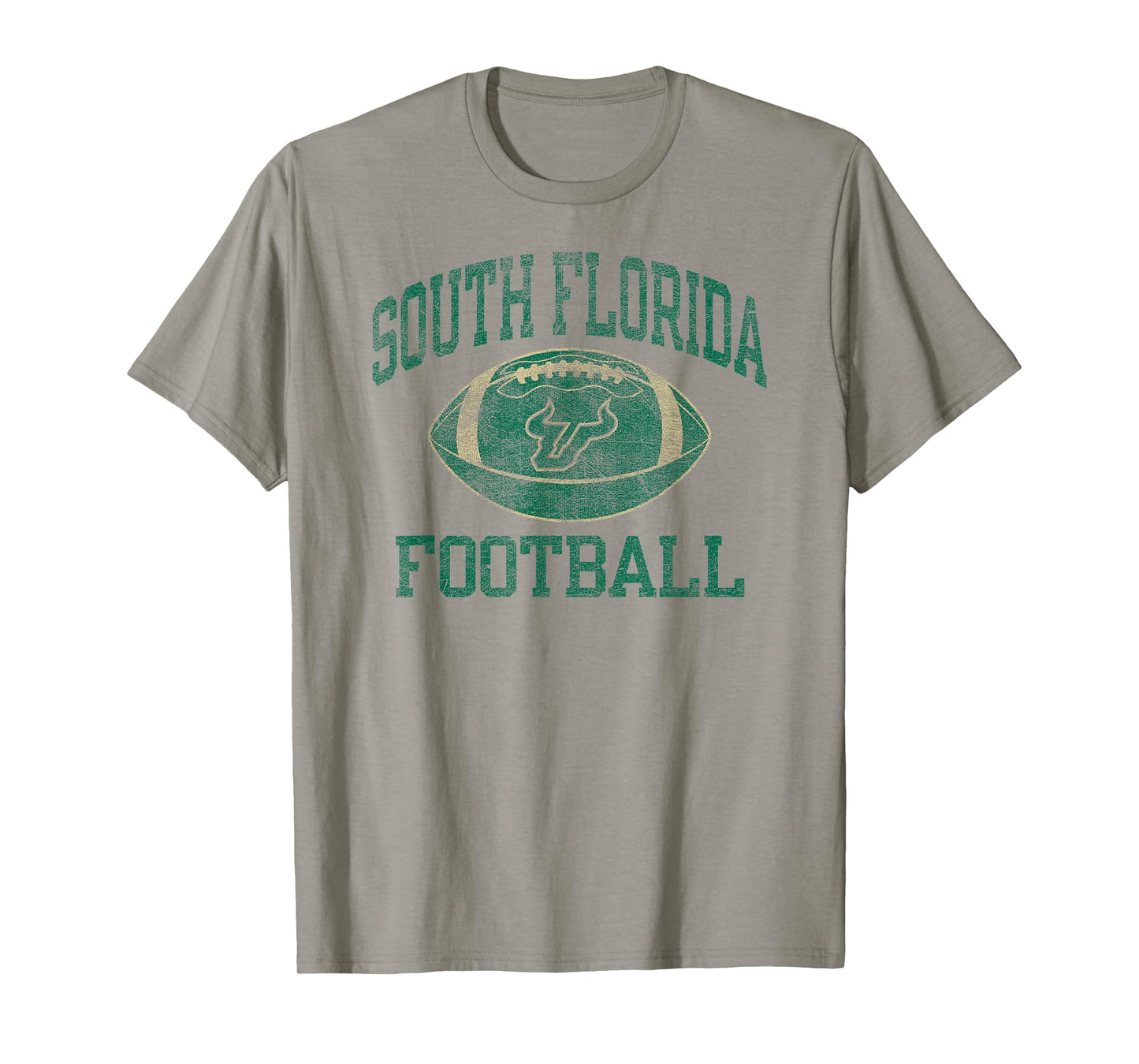 South Florida Bulls Football Intensity Vintage White T-Shirt
