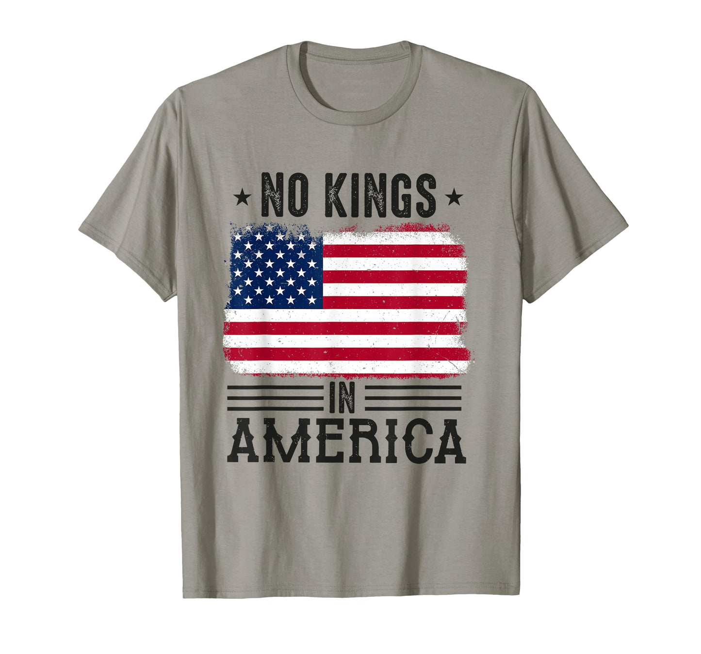 No Kings in America flag Protest Save Democracy T-Shirt