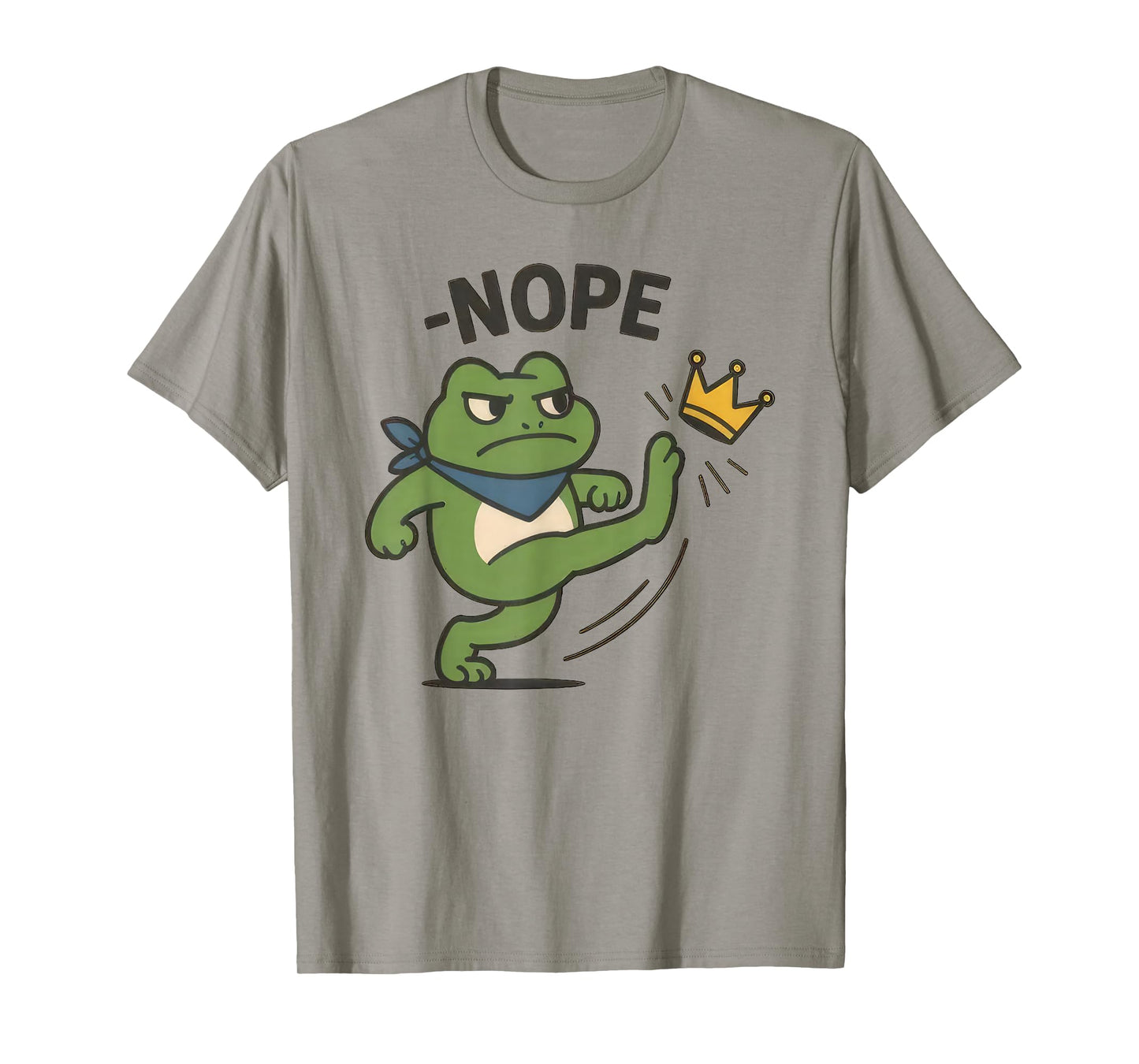White Portland Frog Tee No Kings Shirt Men Women No Kings T-Shirt