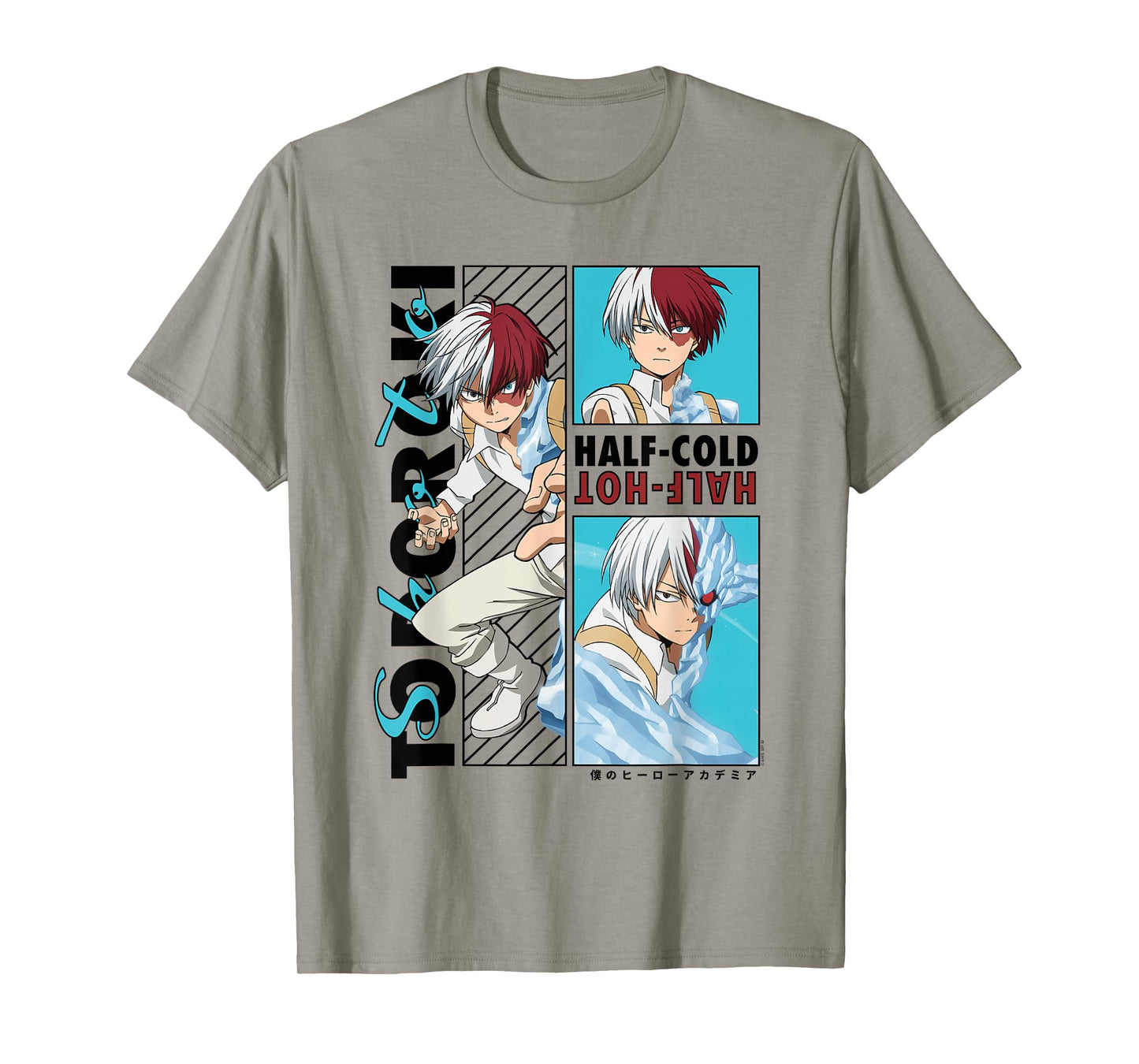 My Hero Academia Todoroki Half-Cold Half Hot Anime T-Shirt