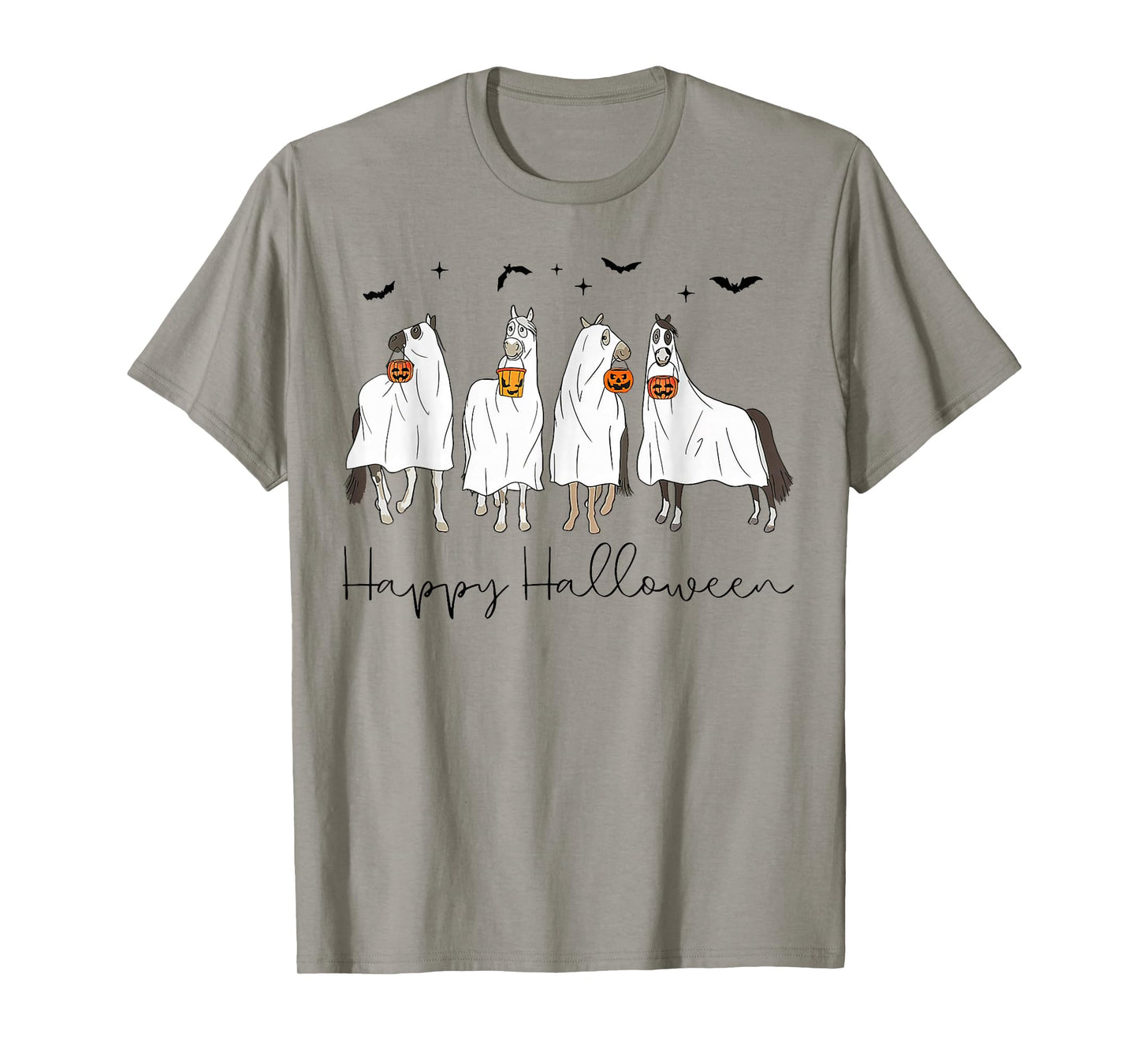 Happy Halloween Horse Ghost T-Shirt