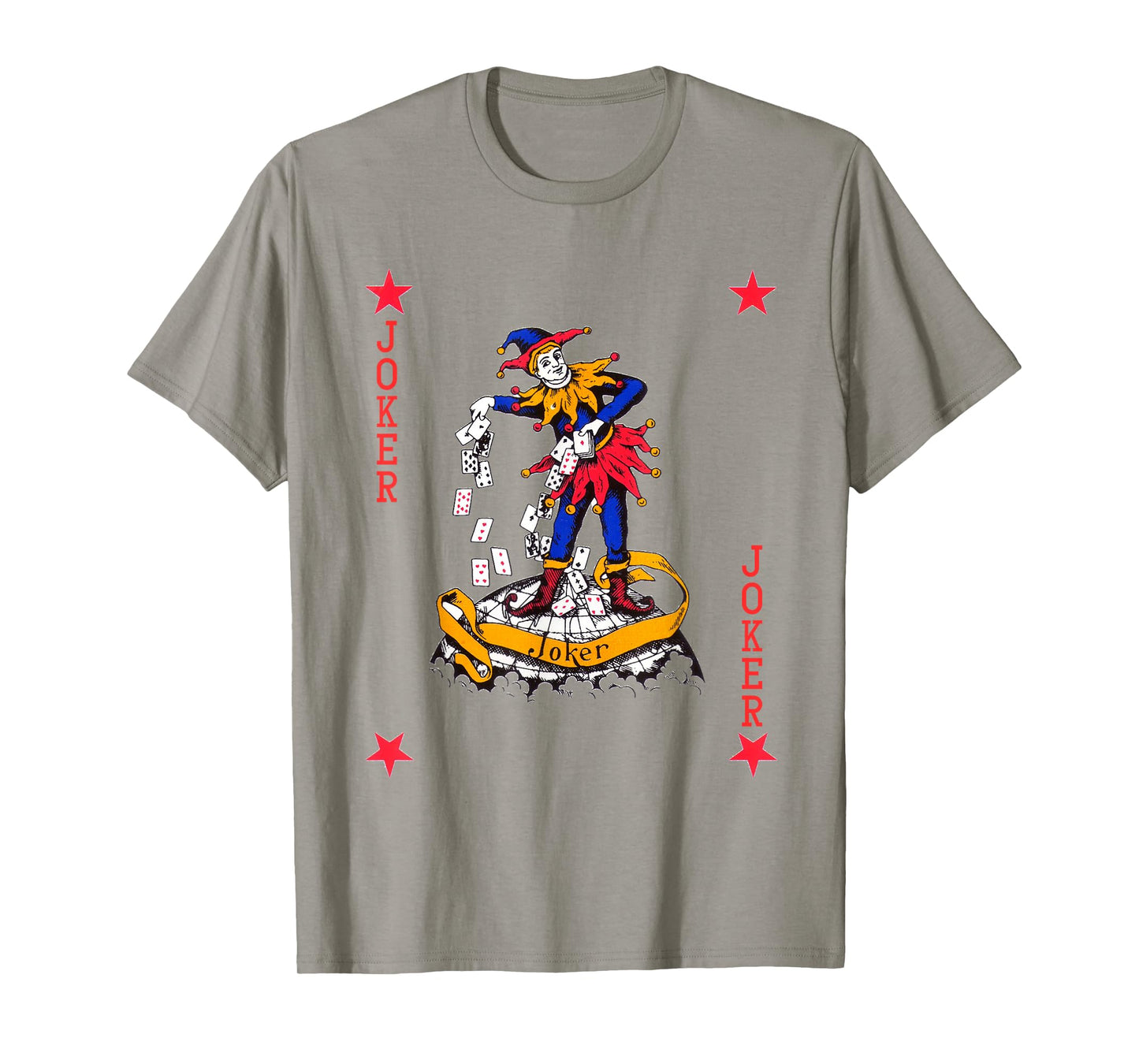 Joker Playing Card Halloween Costume Tee T-Shirt