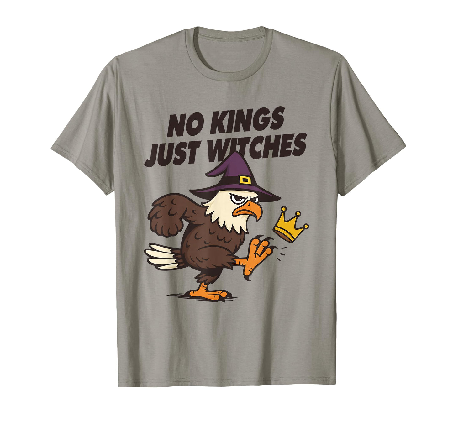 No Kings Just Witches Funny Feminist Witchcore Halloween T-Shirt