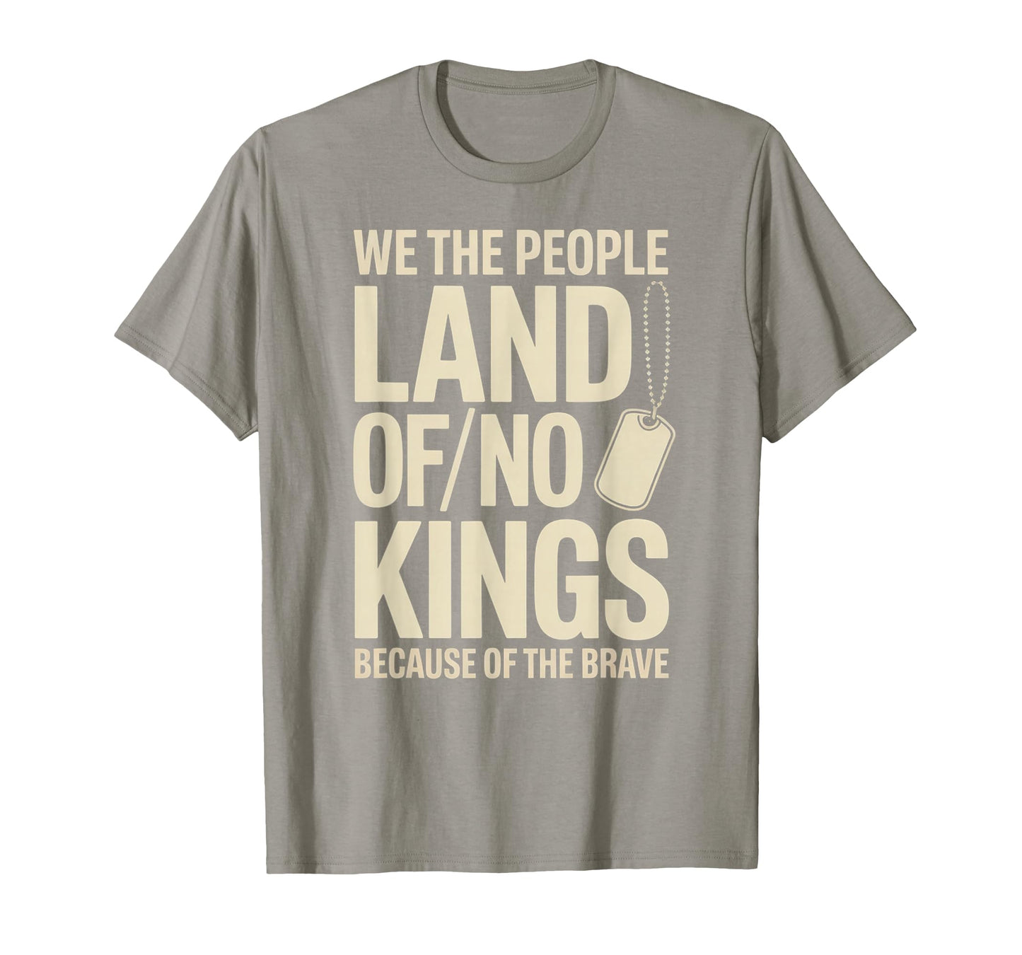 America Vintage No Kings Day Because of The Brave T-Shirt