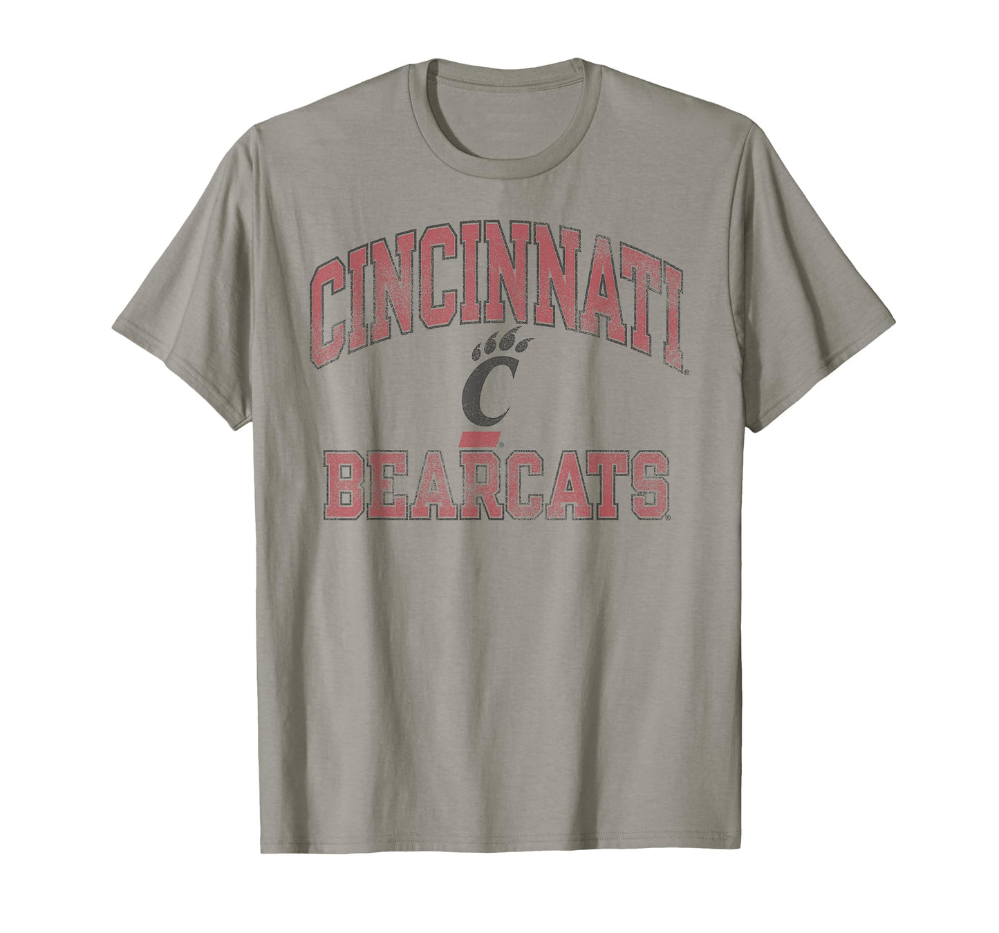 Cincinnati Bearcats Vintage Worn Gray Officially Licensed T-Shirt