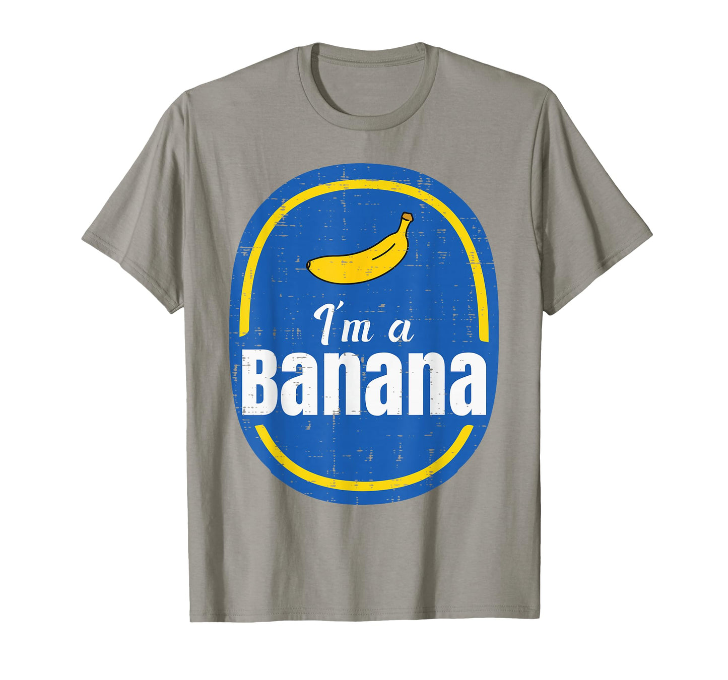 Halloween Im Banana Funny Fruit Food Costume Men Women Kids T-Shirt