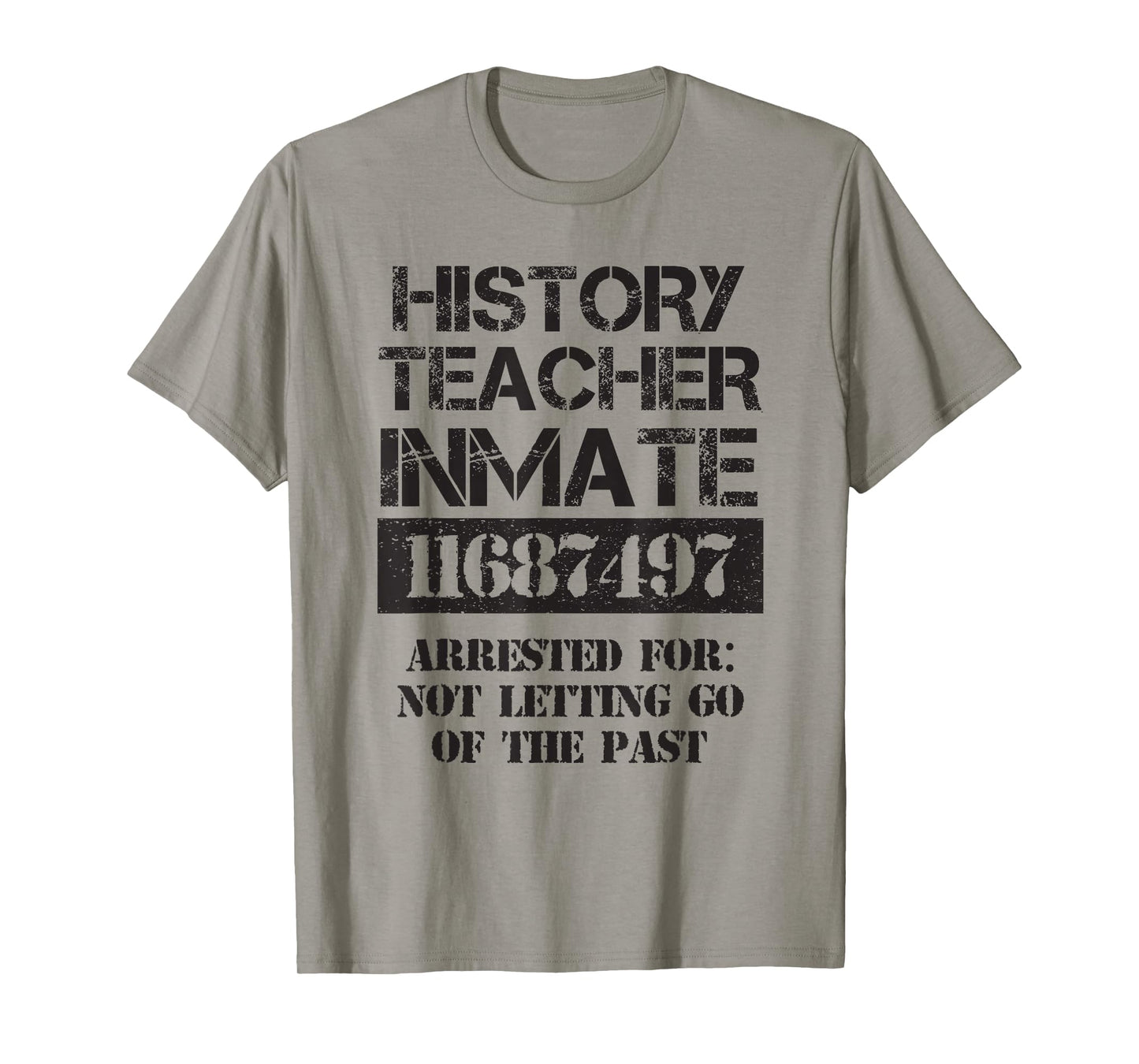 Funny Halloween History Teacher Prisoner Costume T-Shirt