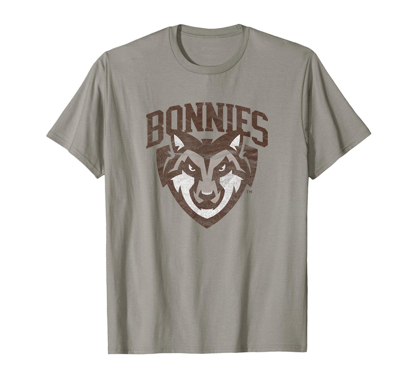 St. Bonaventure University Bonnies Primary Logo Distressed T-Shirt
