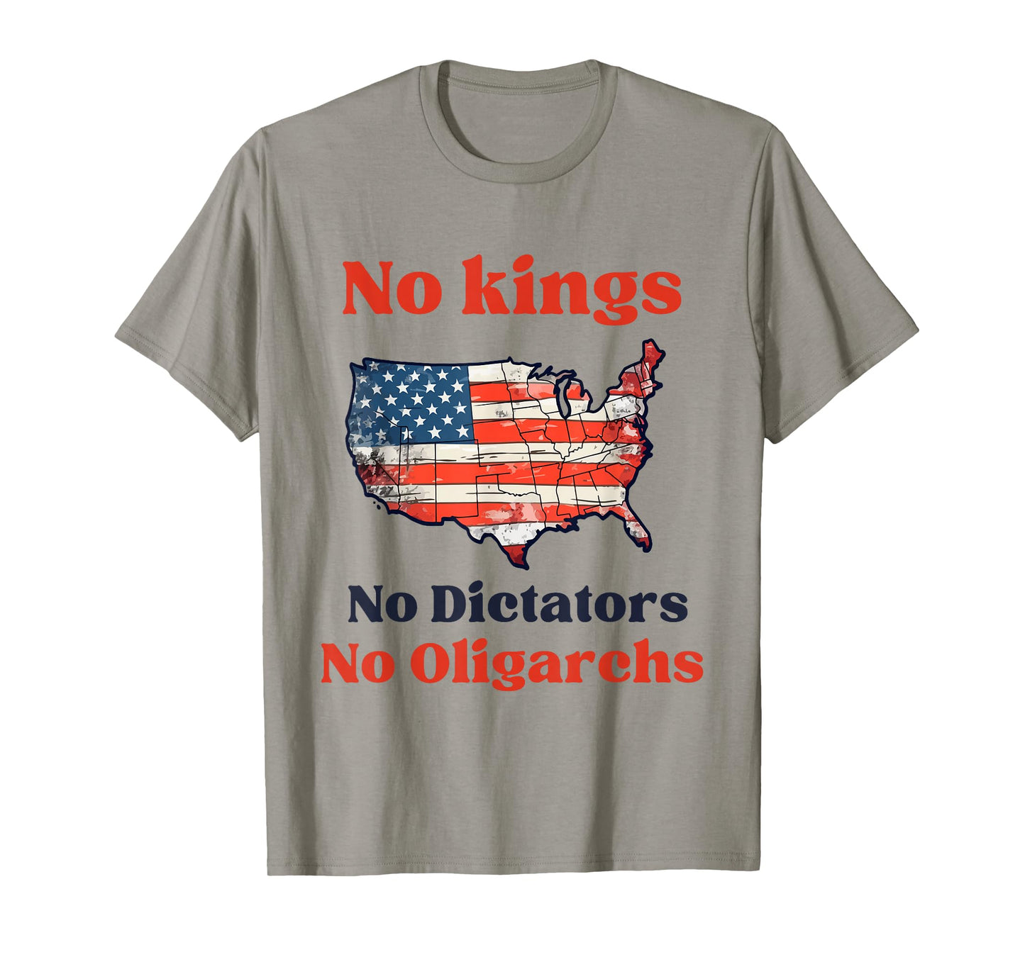 No Kings No Dictators No Oligarchs Anti Oligarchy Activism T-Shirt