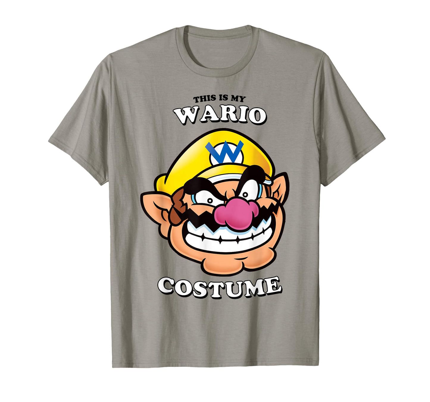 Super Mario Halloween Vintage This Is My Wario Costume T-Shirt