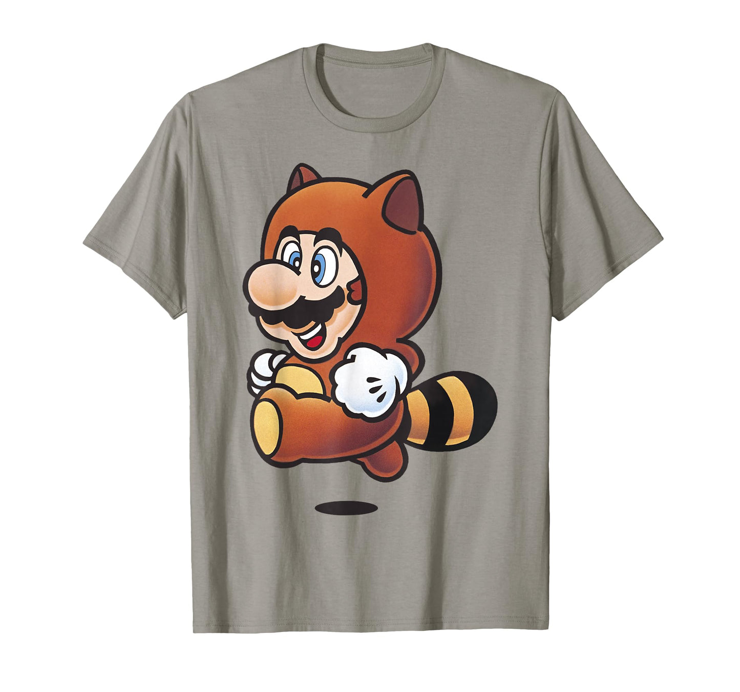 Nintendo Super Mario Tanooki Suit Jump Graphic T-Shirt T-Shirt