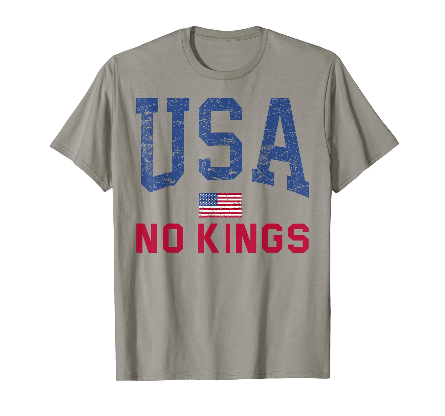 No Kings Shirts Women Men Patriotic America Flag No Kings T-Shirt