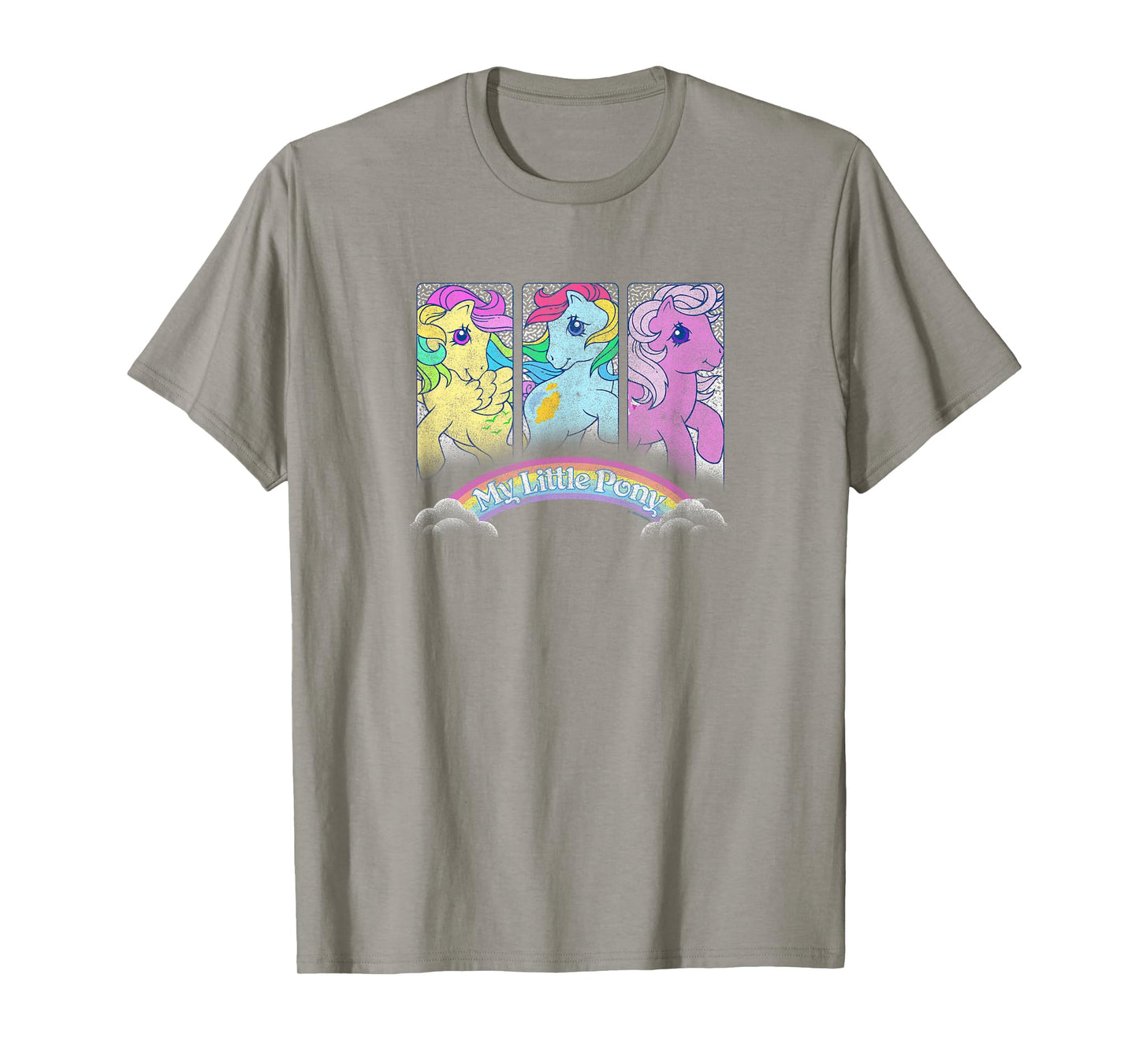 My Little Pony Classic Group Shot Retro Rainbow Box Up T-Shirt