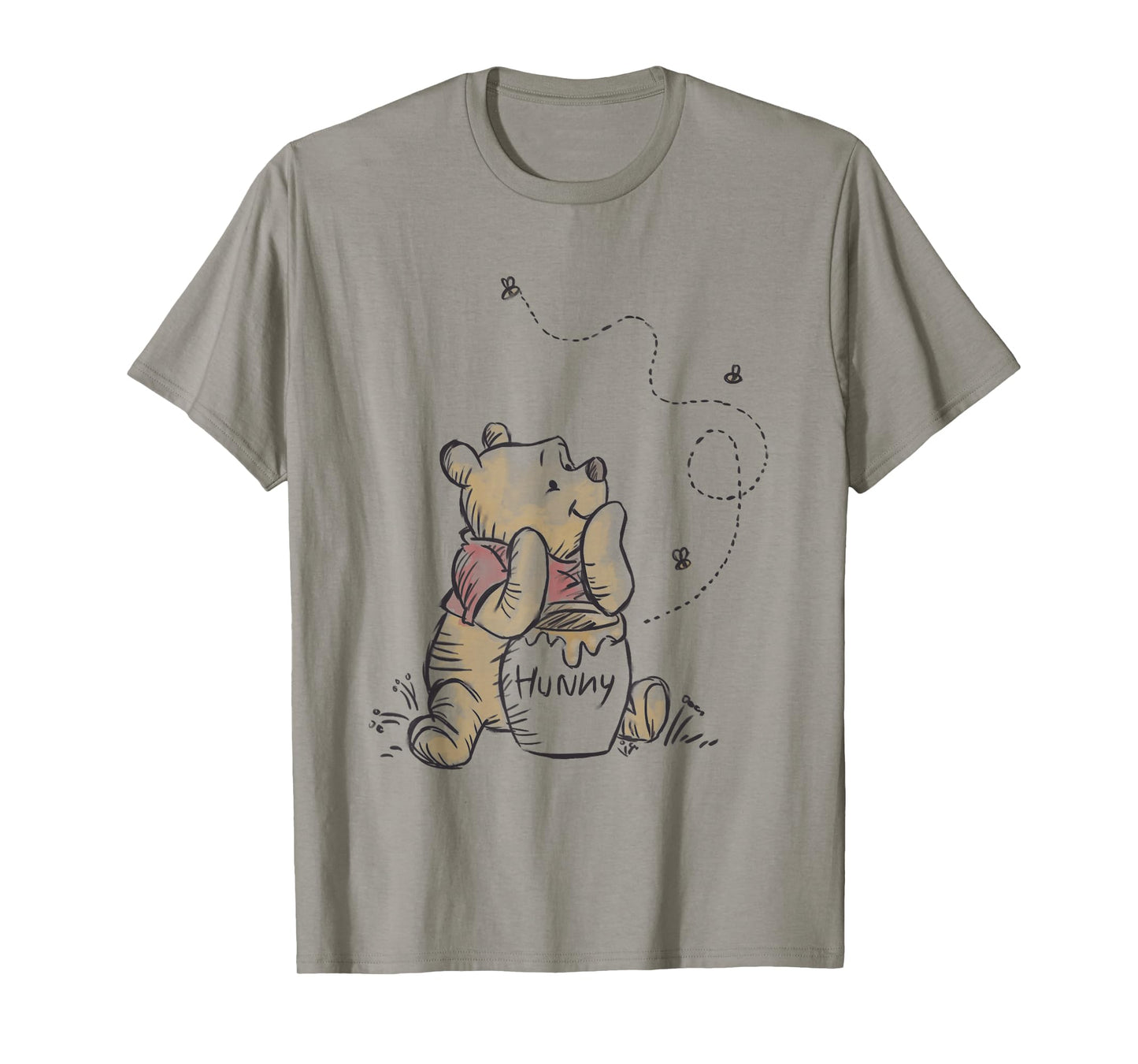 Disney Winnie The Pooh Classic Hunny Sketch T-Shirt
