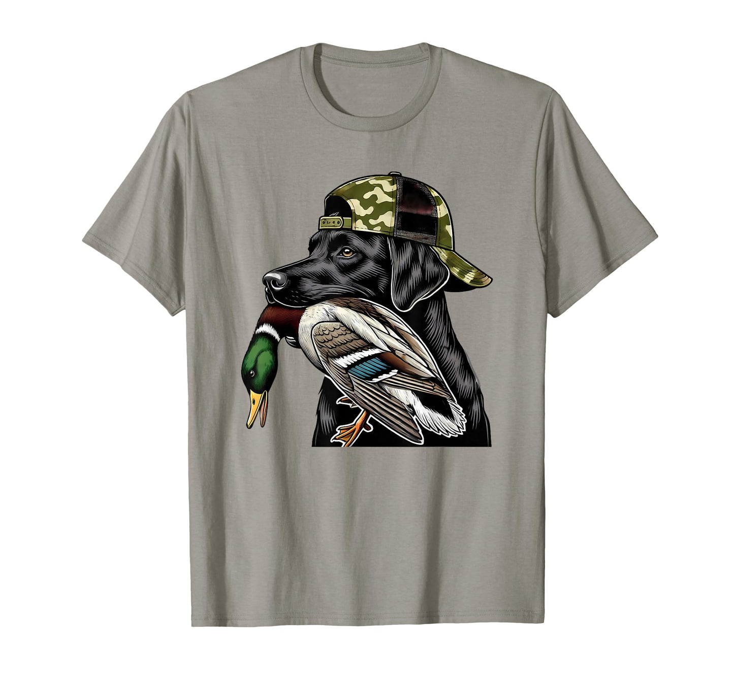 Duck Hunting Black Lab Mallard Retriever Local Southern Boy T-Shirt