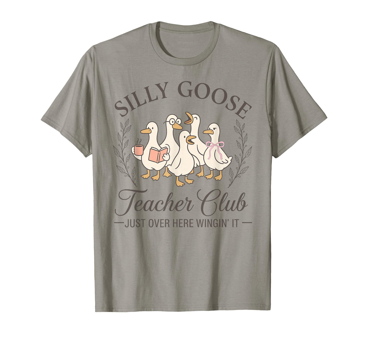 Funny Silly Goose Teacher Club Teacher Appreciation Gifts T-Shirt