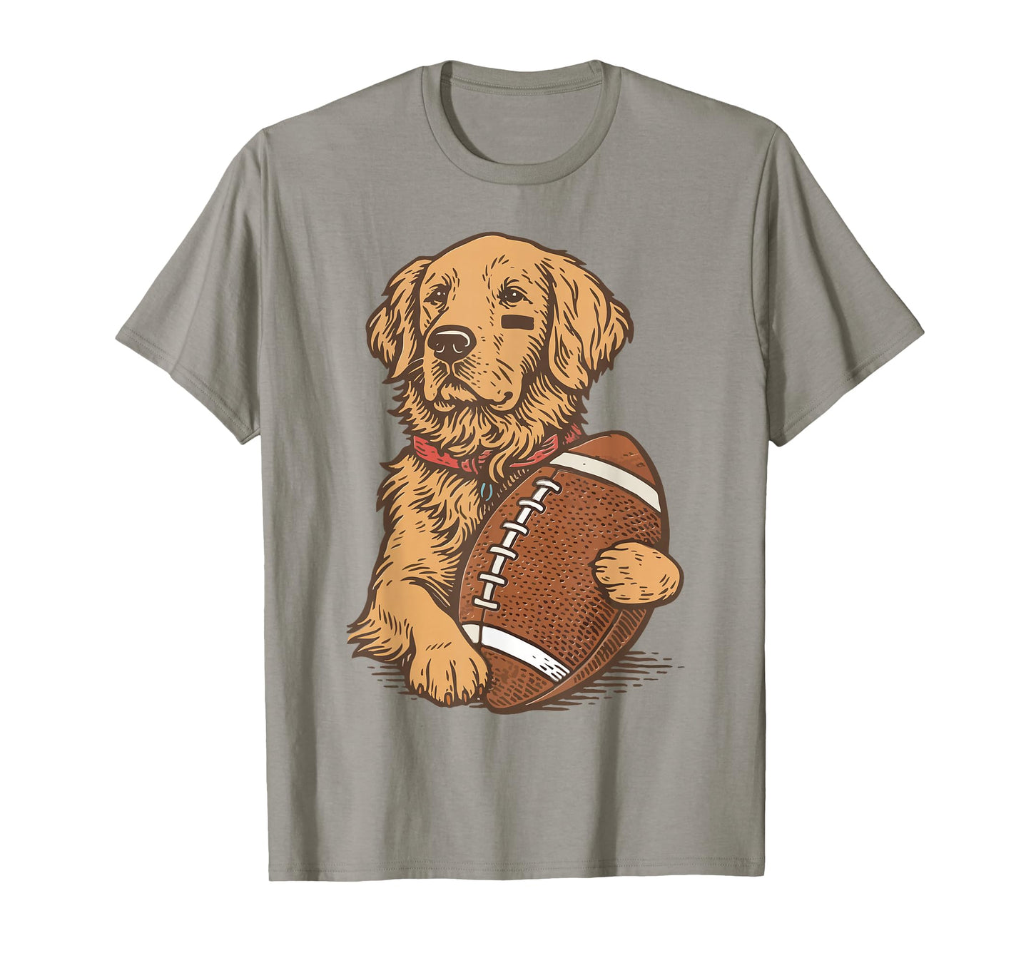 Golden Retriever Dog Football Game Day Touchdown Season T-Shirt