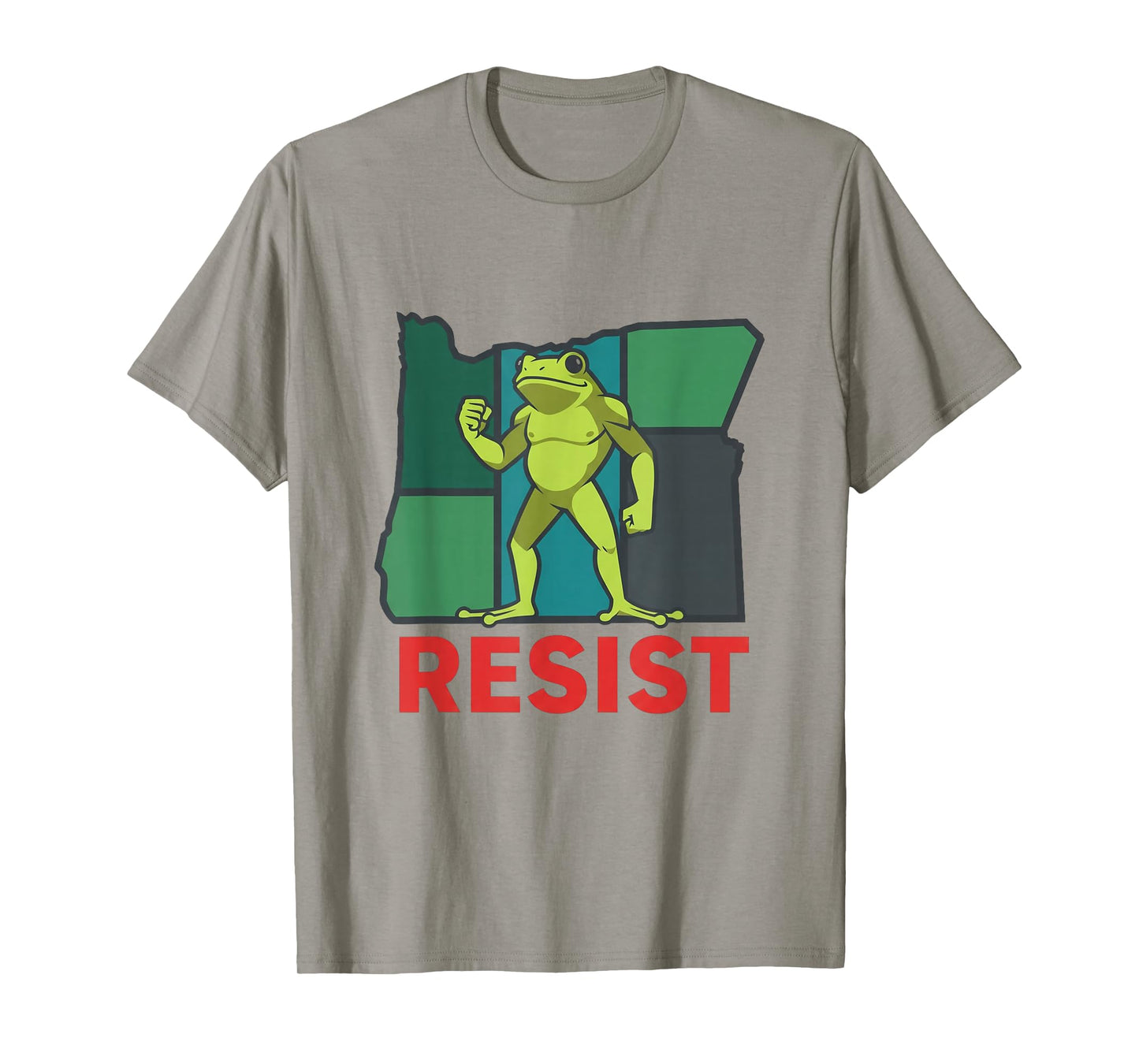 Portland Frog Protest Shirt Funny Portland Frog T-Shirt