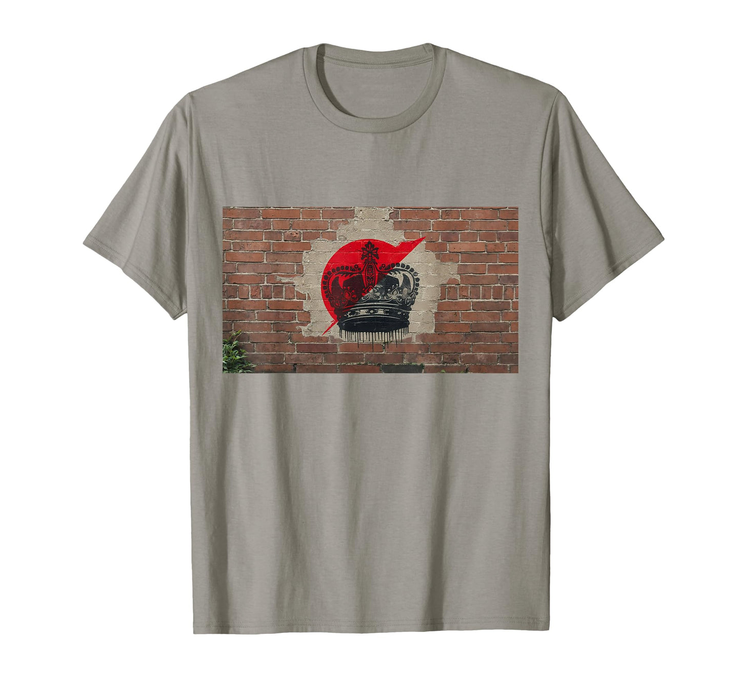 Yellow NO Kings Day Graffiti Street Art Crown T-Shirt