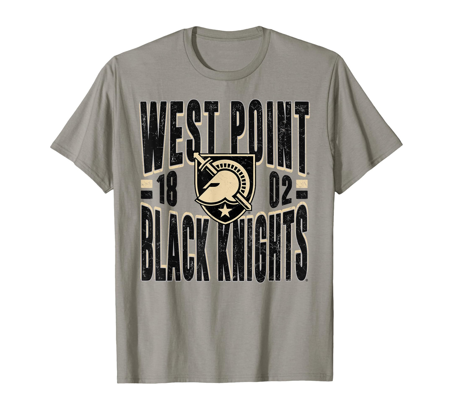 Army Black Knights Vintage 90's Retro Gray T-Shirt