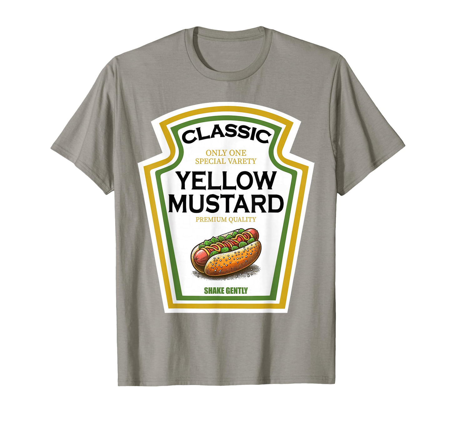 Yellow Mustard DIY Halloween Costume Matching Group Mustard T-Shirt