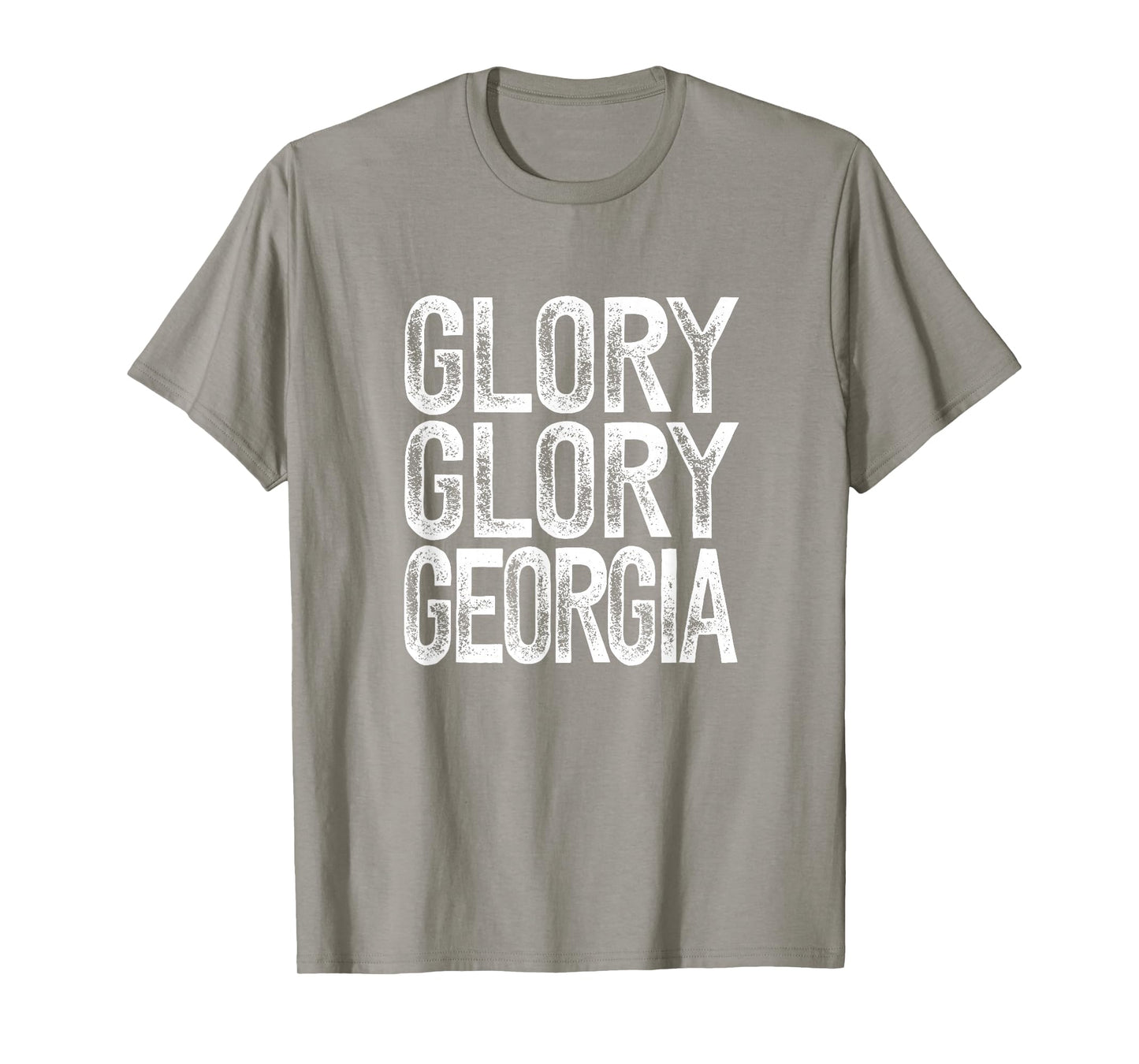 Georgia fans fight song cute Glory white on red T-Shirt
