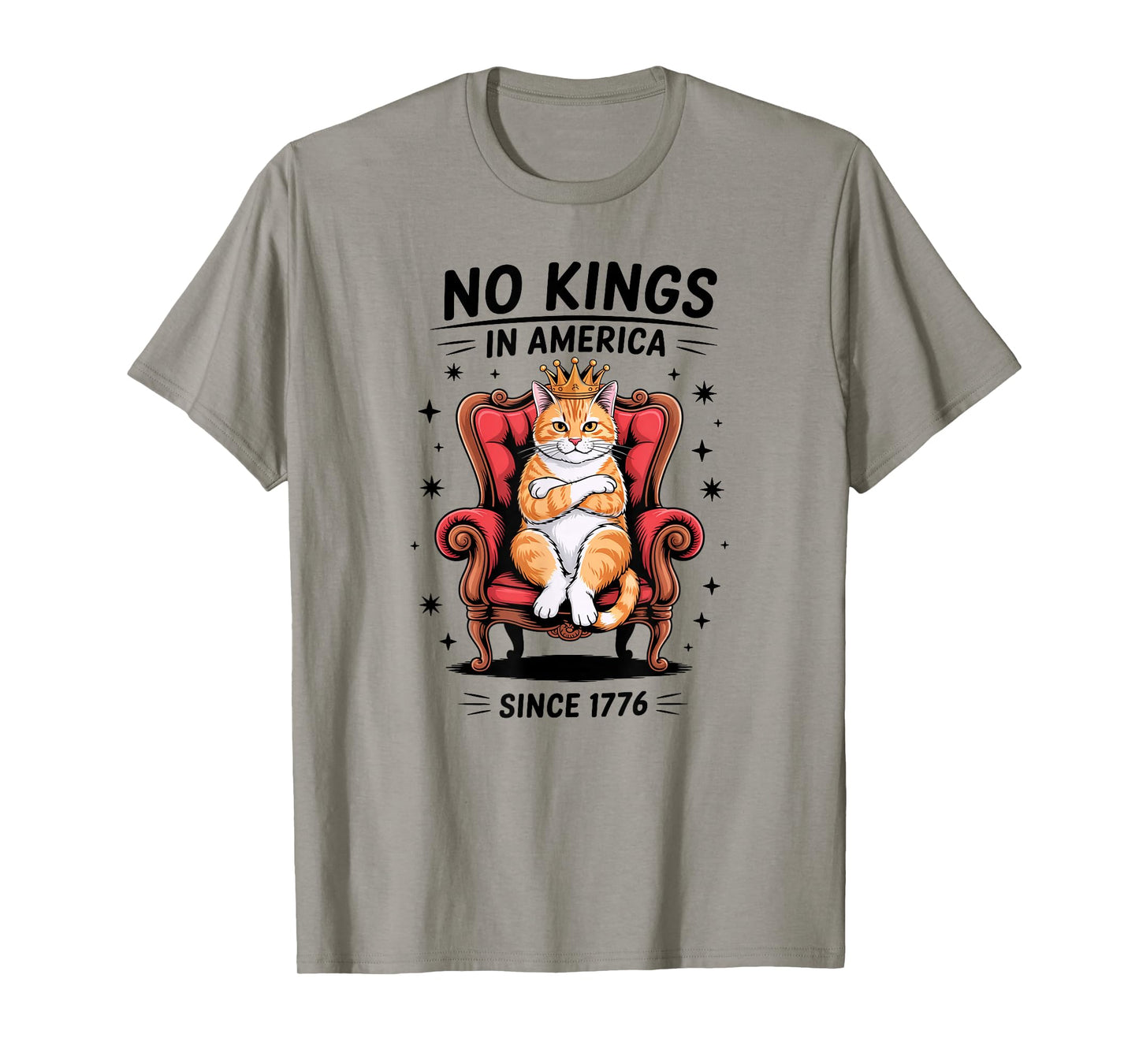 No Kings in America We The People Political Men Women T-Shirt
