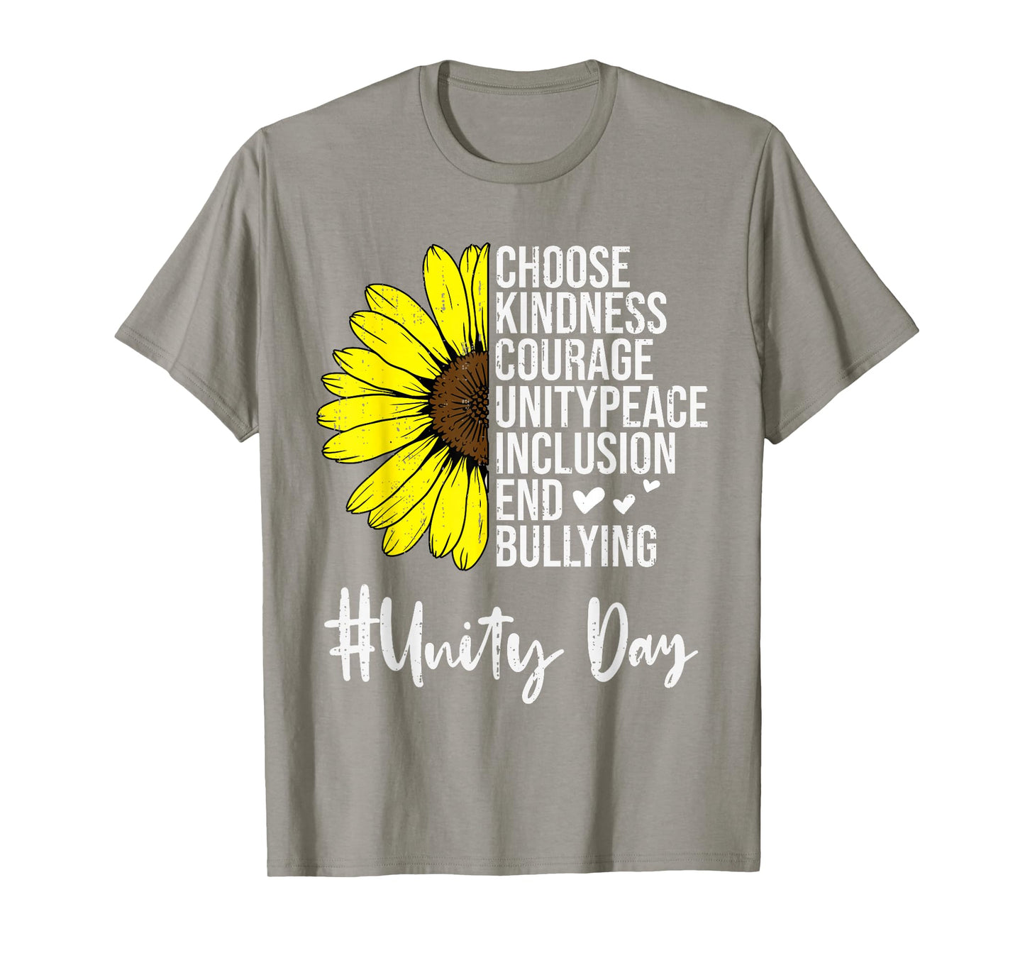 Unity Day Orange Choose Kindness Sunflower Anti Bullying T-Shirt