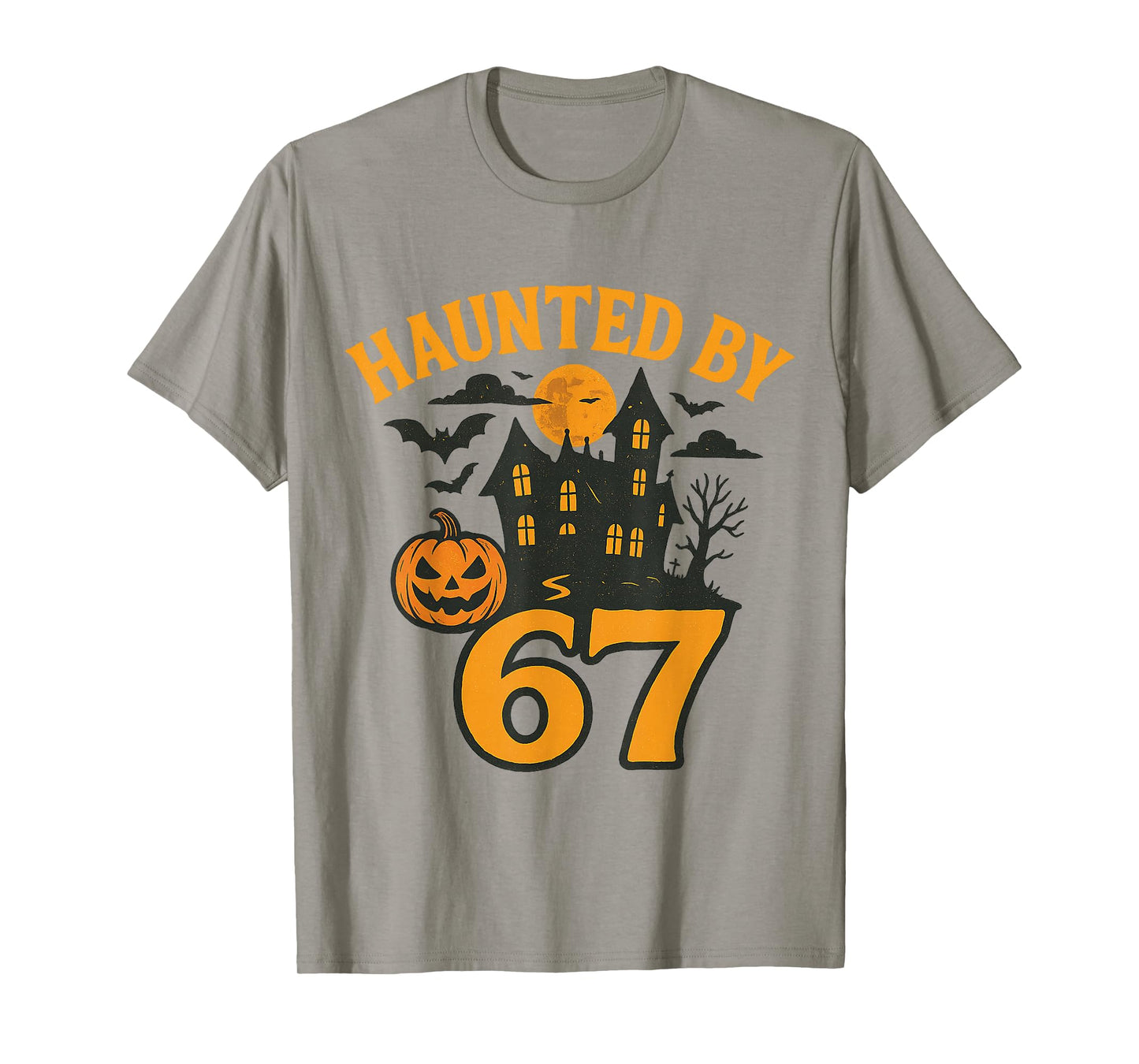 67 Meme Halloween Haunted Spooky - Six Seven Gen Alpha Z T-Shirt