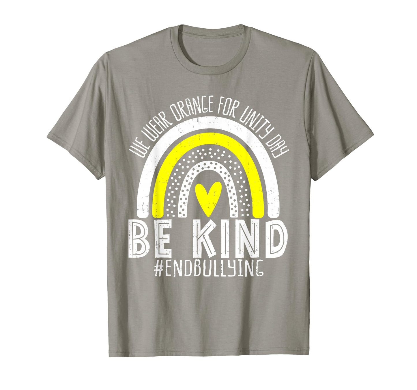 Unity Day Orange Tee Anti Bullying Rainbow Women Kids Girls T-Shirt