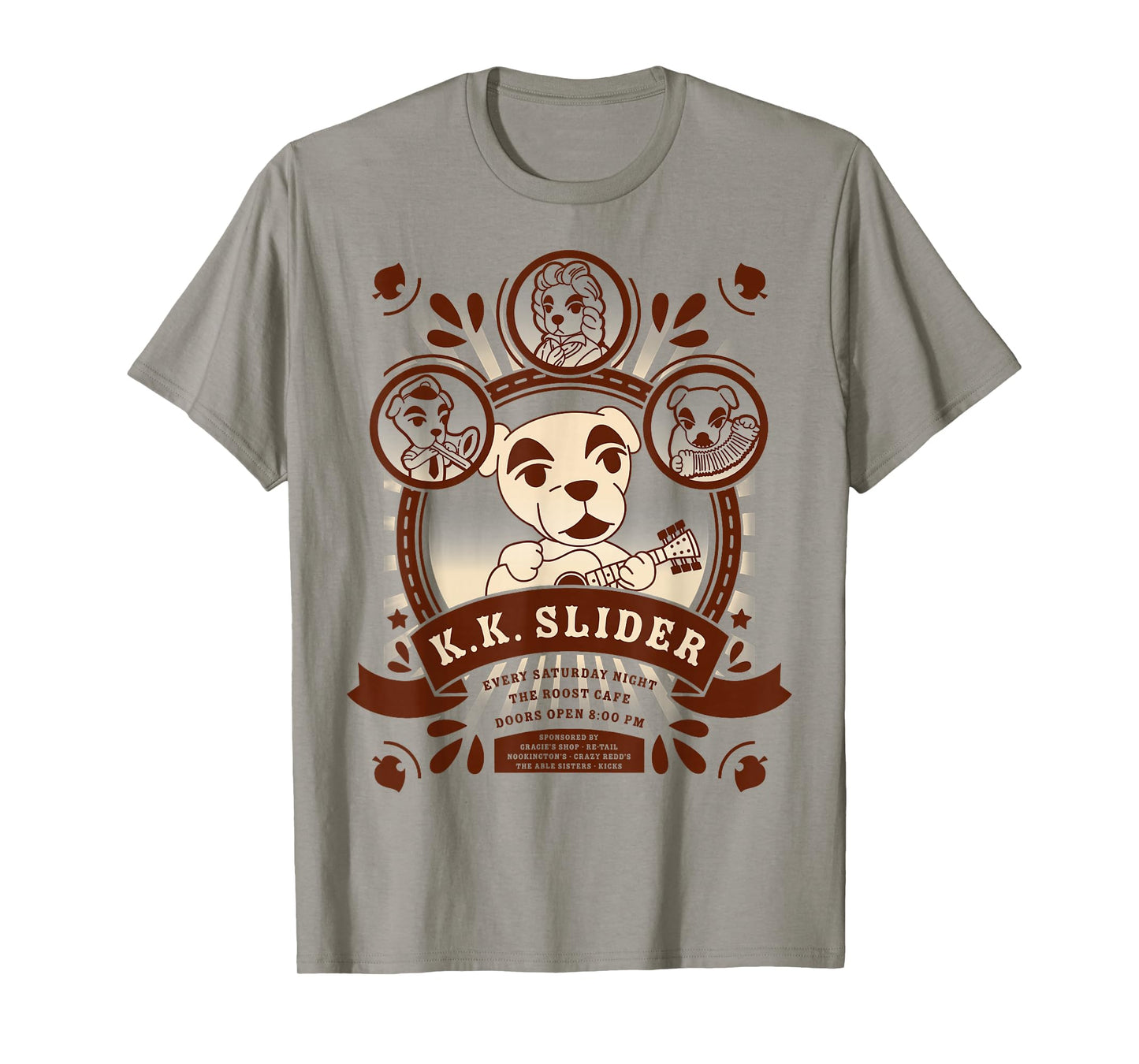Animal Crossing K.K. Slider At The Roost Nintendo Logo T-Shirt