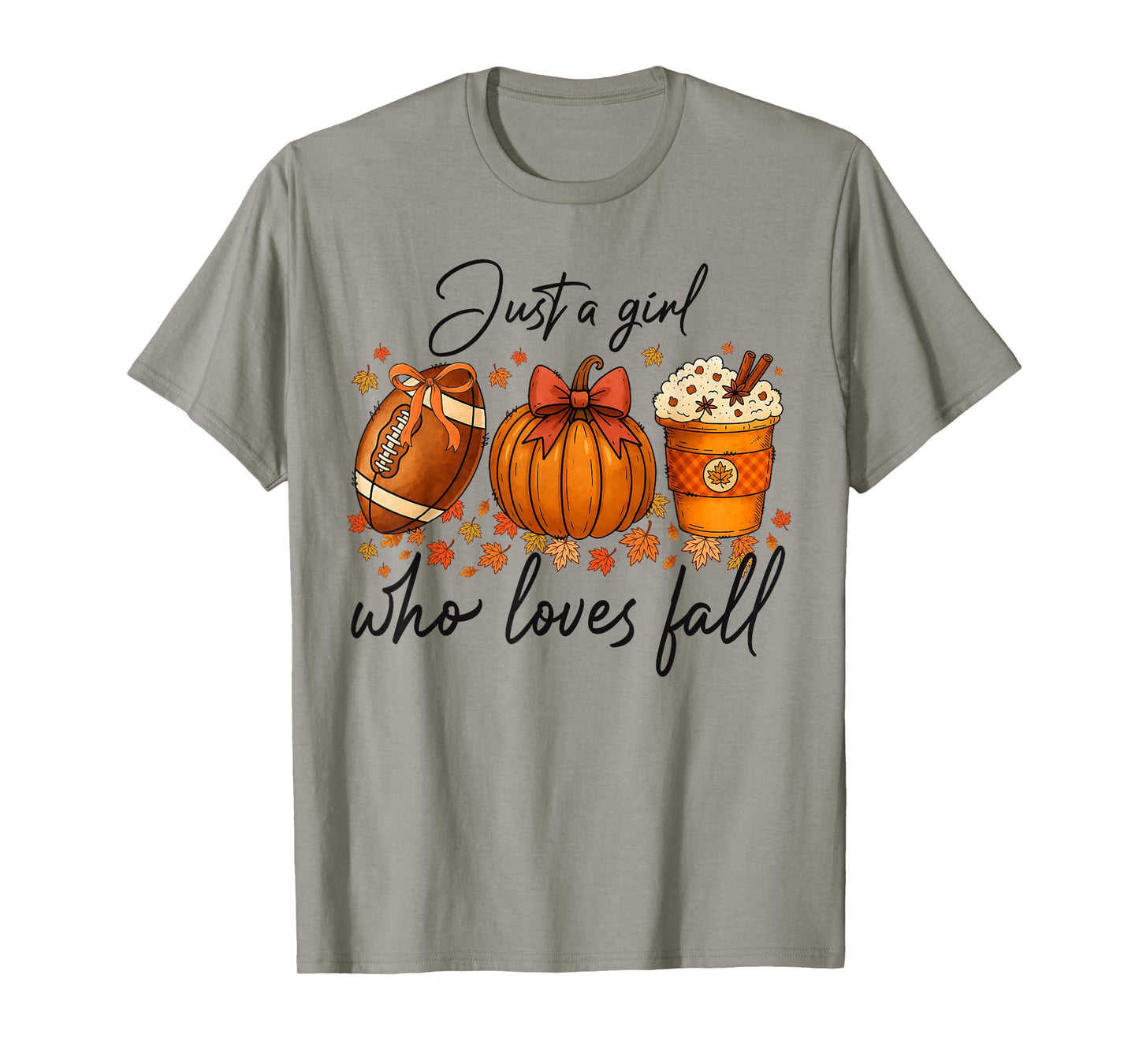 Just A Girl Who Loves Fall Pumpkin Cozy Autumn Men T-Shirt