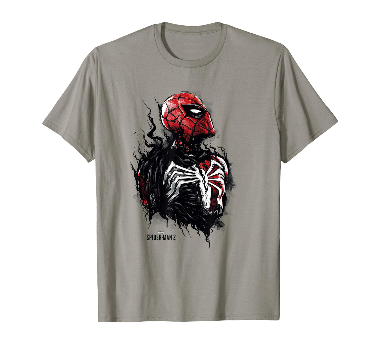 Marvel Spider-Man 2 Black Suit Peter Parker Overtaking T-Shirt