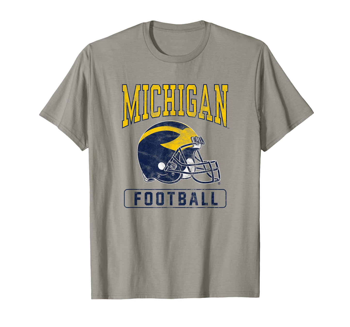 University of Michigan Wolverines U of M Football Helmet T-Shirt