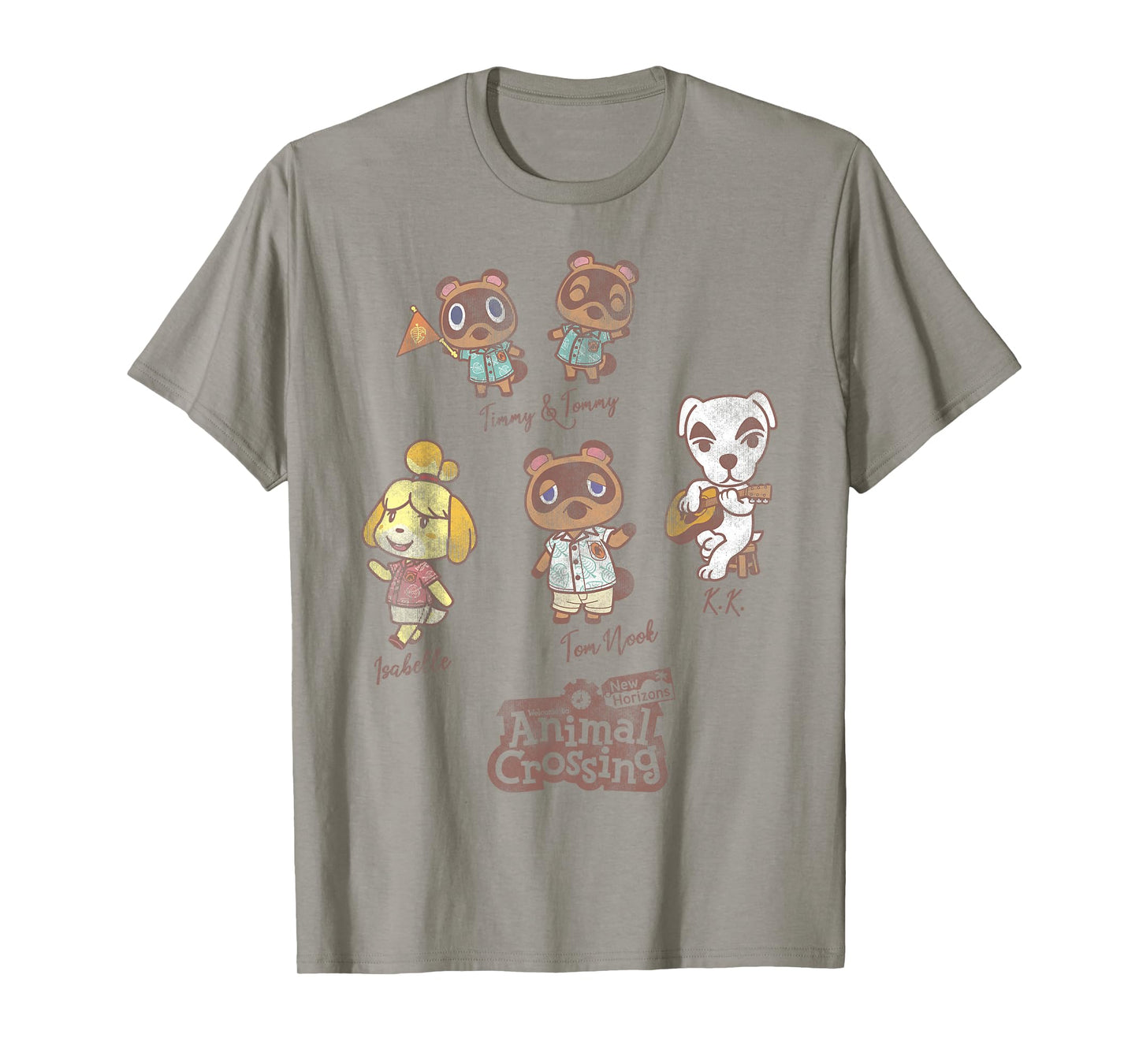 Animal Crossing: New Horizons Nintendo Game Group Names T-Shirt