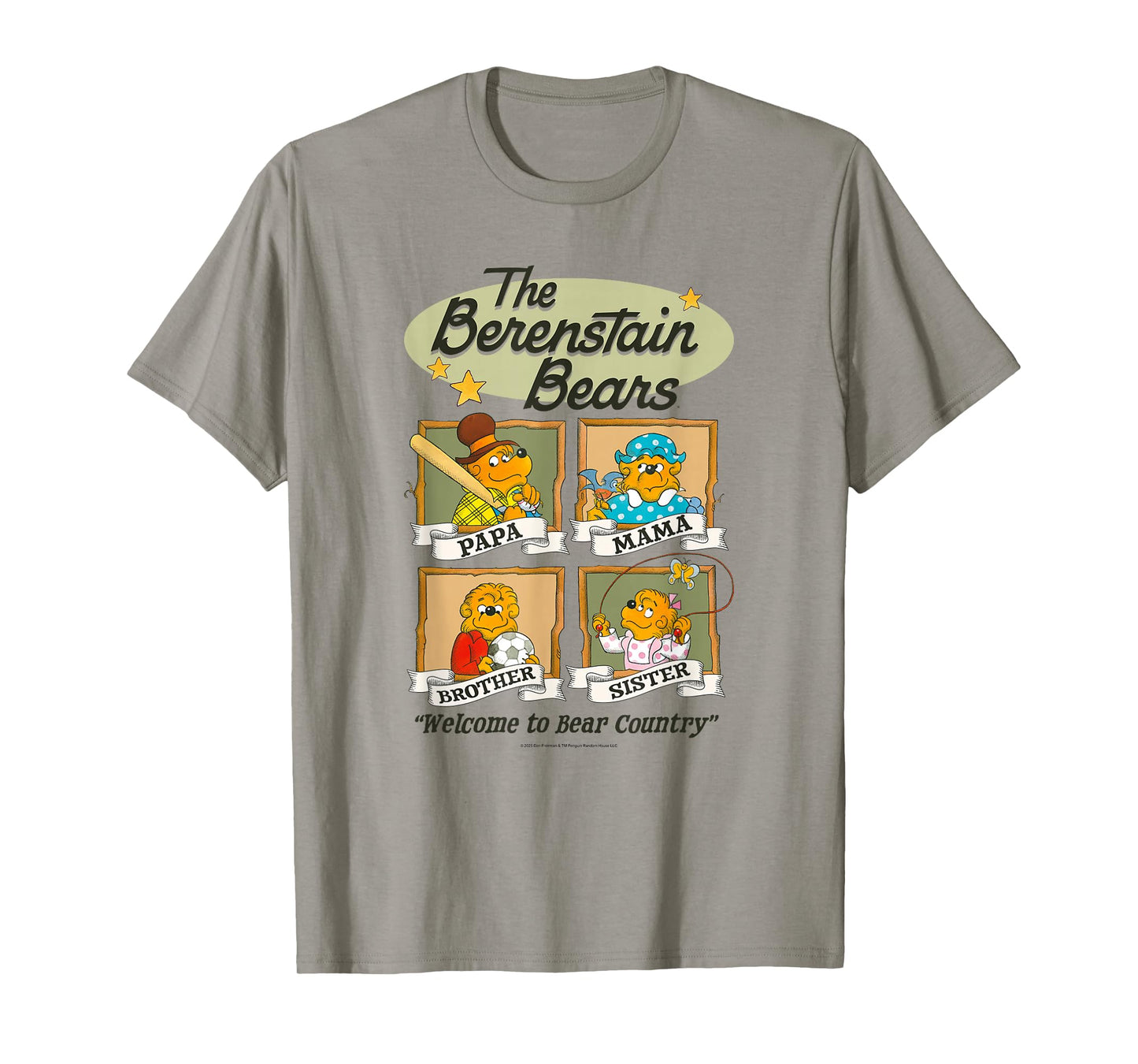 The Berenstain Bears Family Sports and Hobbies Vintage Book T-Shirt