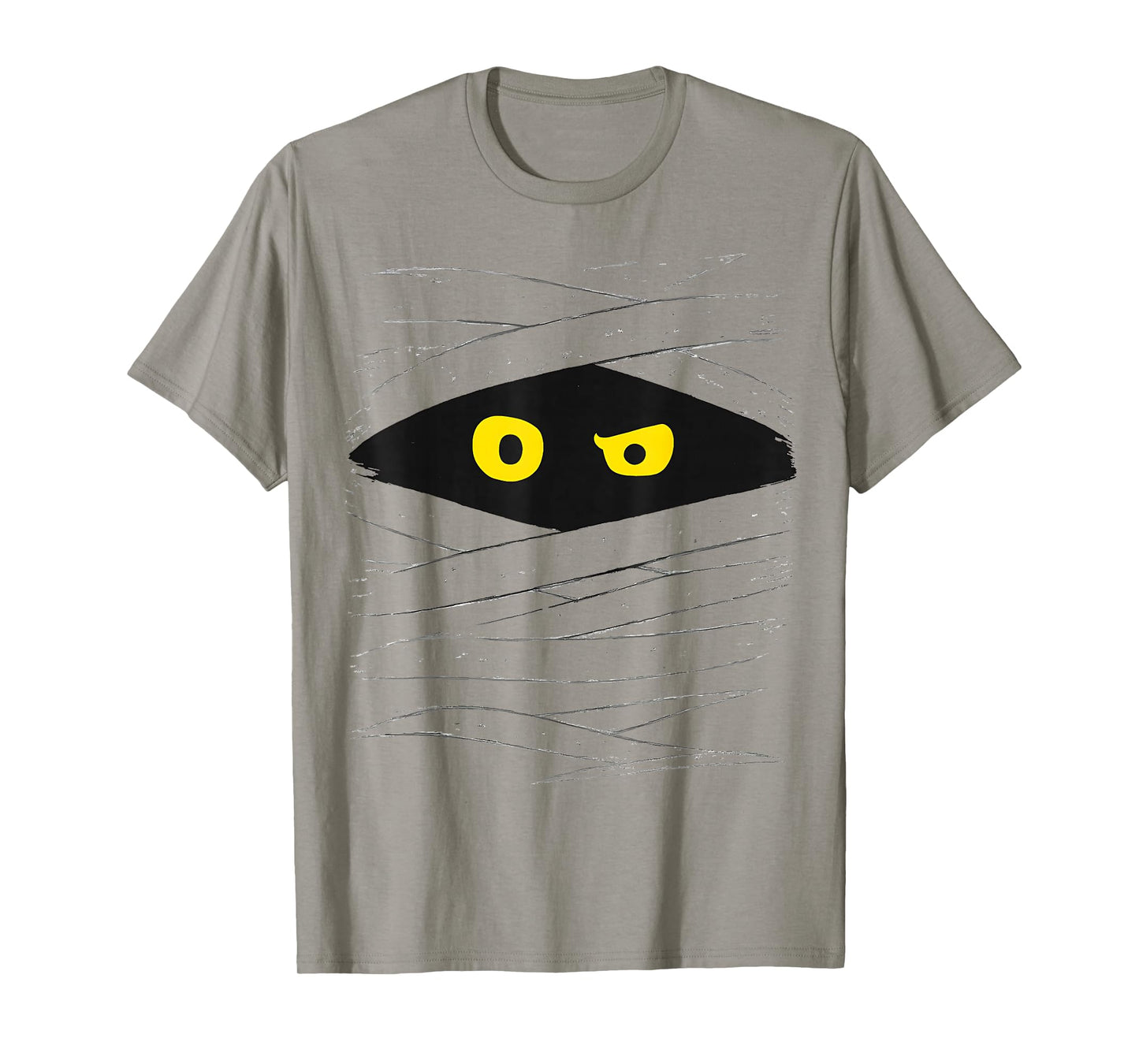 Mummy Wrap Eyes Costume Funny Scary Spooky Halloween T-Shirt