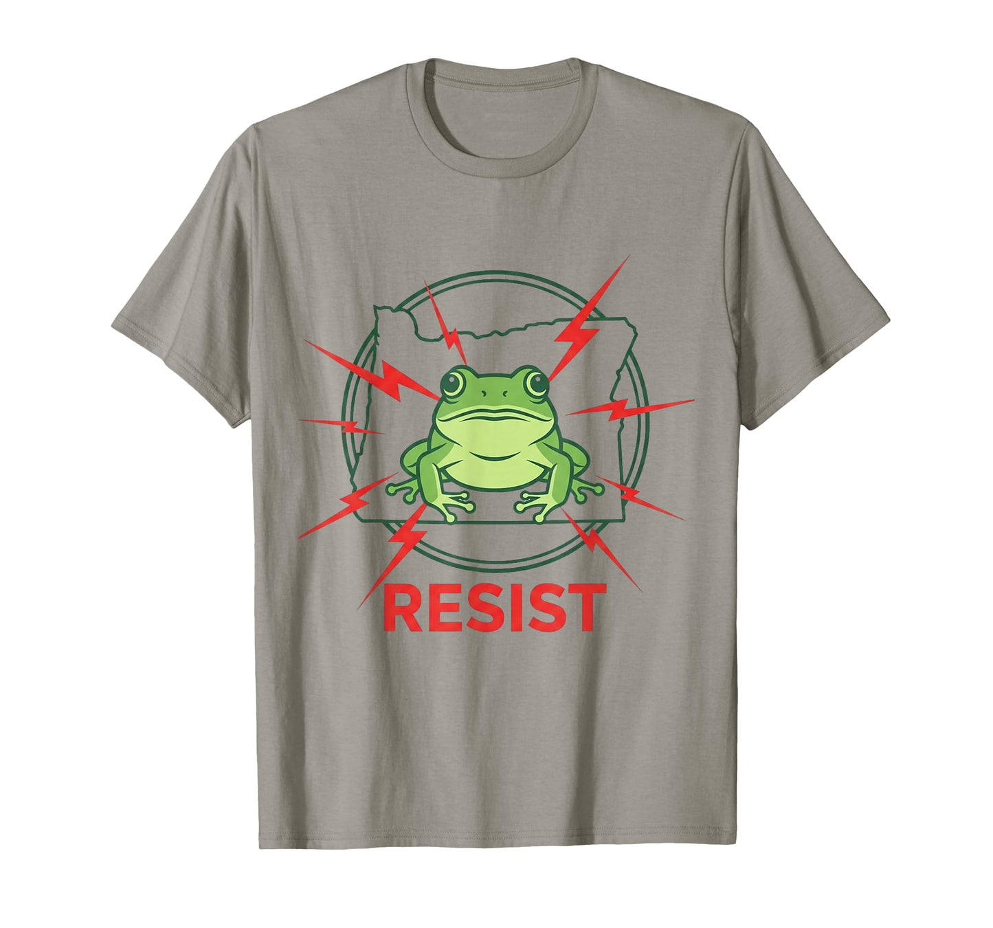 Portland Frog Protest Shirt Funny Portland Frog T-Shirt