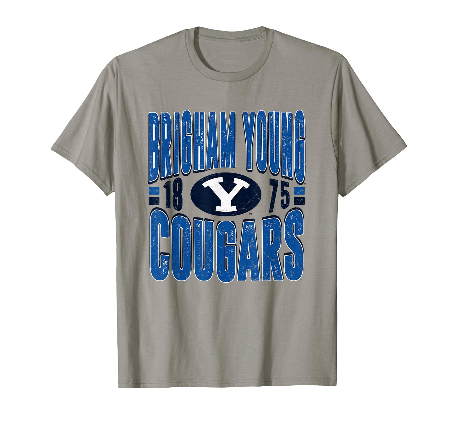 BYU Cougars Vintage 90's Retro White Officially Licensed T-Shirt