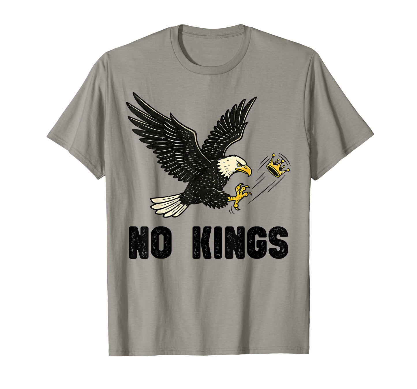 Funny No Kings in America Retro Political Freedom Voice T-Shirt