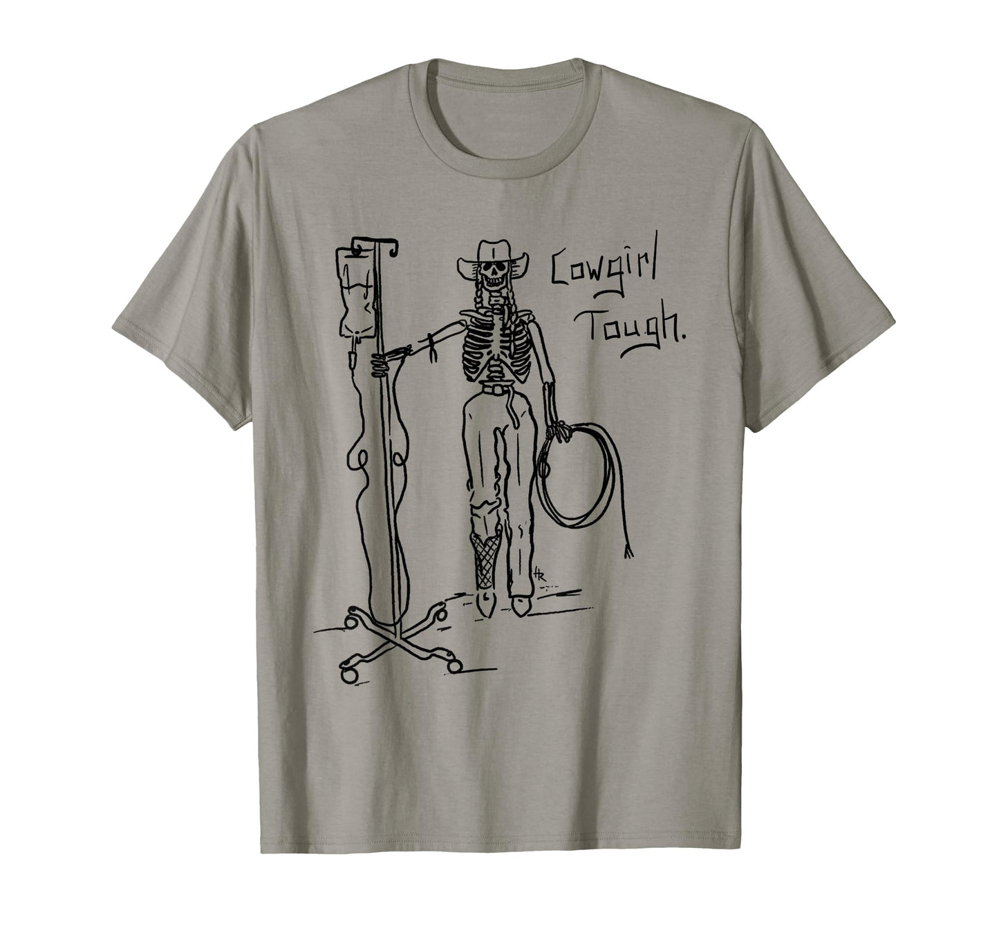 Cowgirl Tough Skeleton T-Shirt