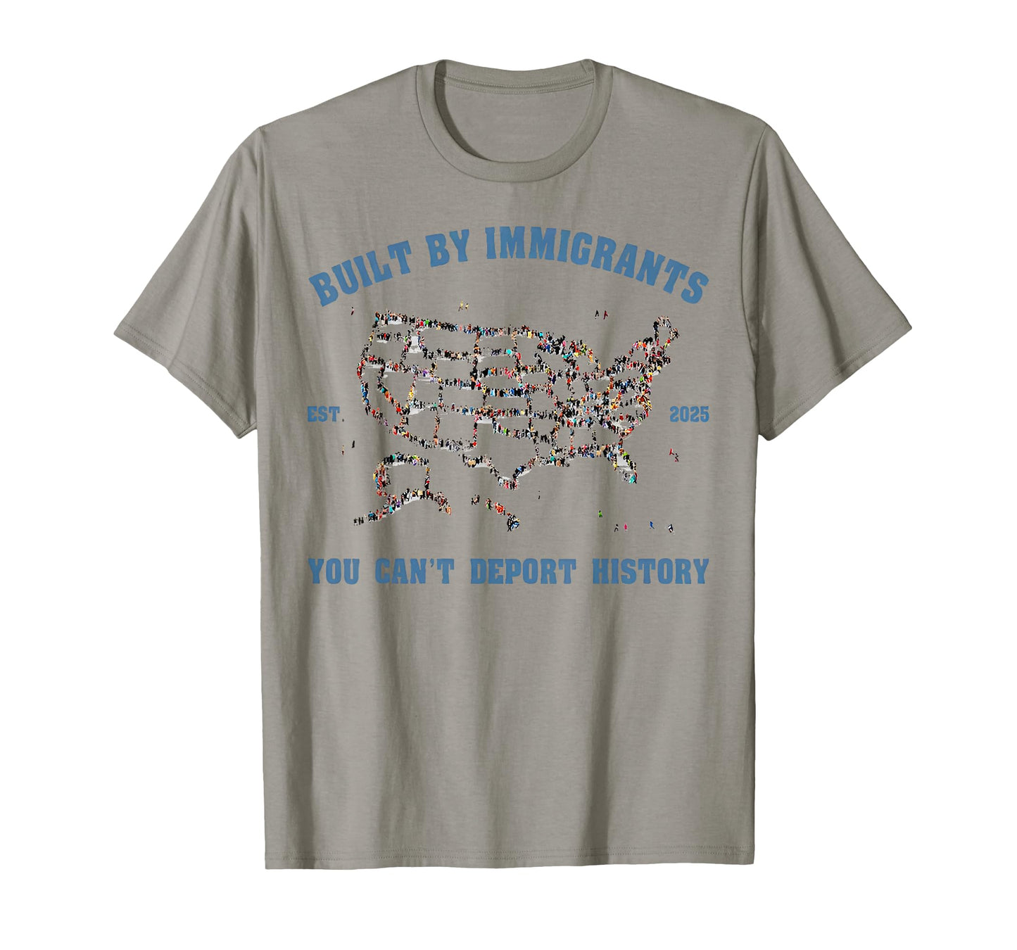 Built By Immigrants You Can't Deport History Abolish ICE T-Shirt