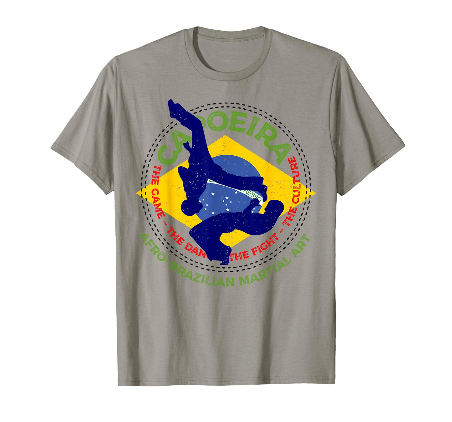 Capoeira Afro-Brazilian Martial Art Culture Emblem T-Shirt T-Shirt