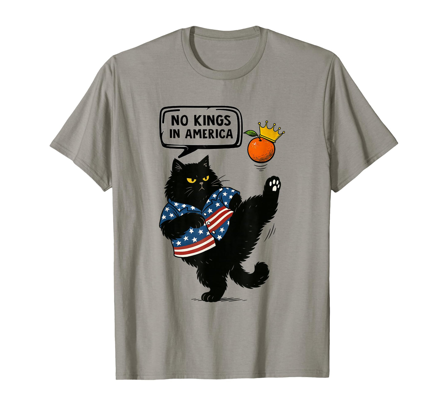 No King Lives Here No Kings in America Since 1776 T-Shirt