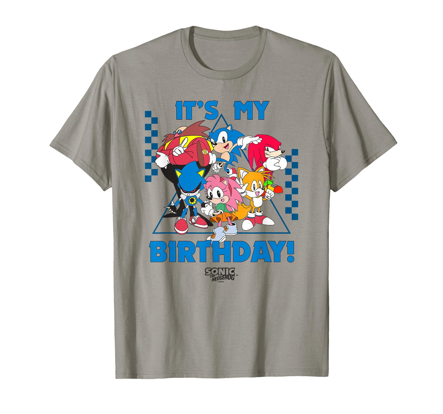 Sonic The Hedgehog Birthday It's My B-Day Group Shot T-Shirt
