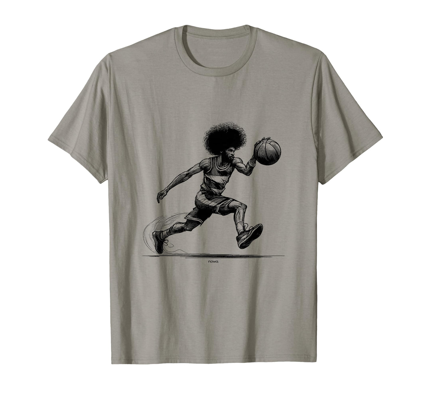 DOCTOR J LEGENDARY AFRO DRIBBLER BASKETBALL T-Shirt
