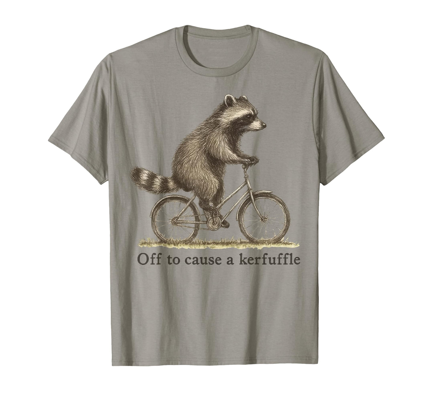 Off To Cause A Kerfuffle Raccoon T-Shirt
