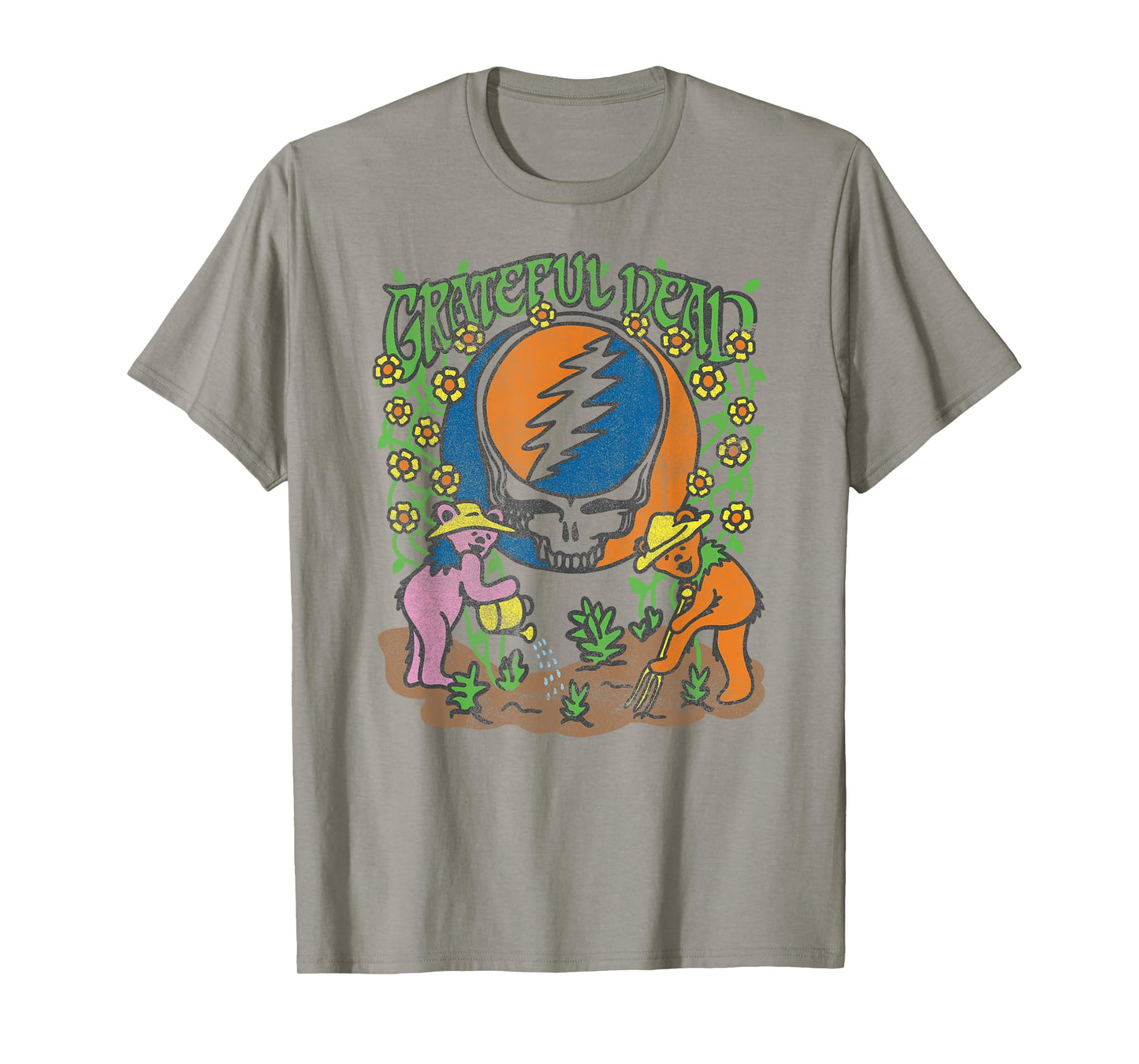 Grateful Dead Gardening Bears Flowering Vintage Band T-Shirt