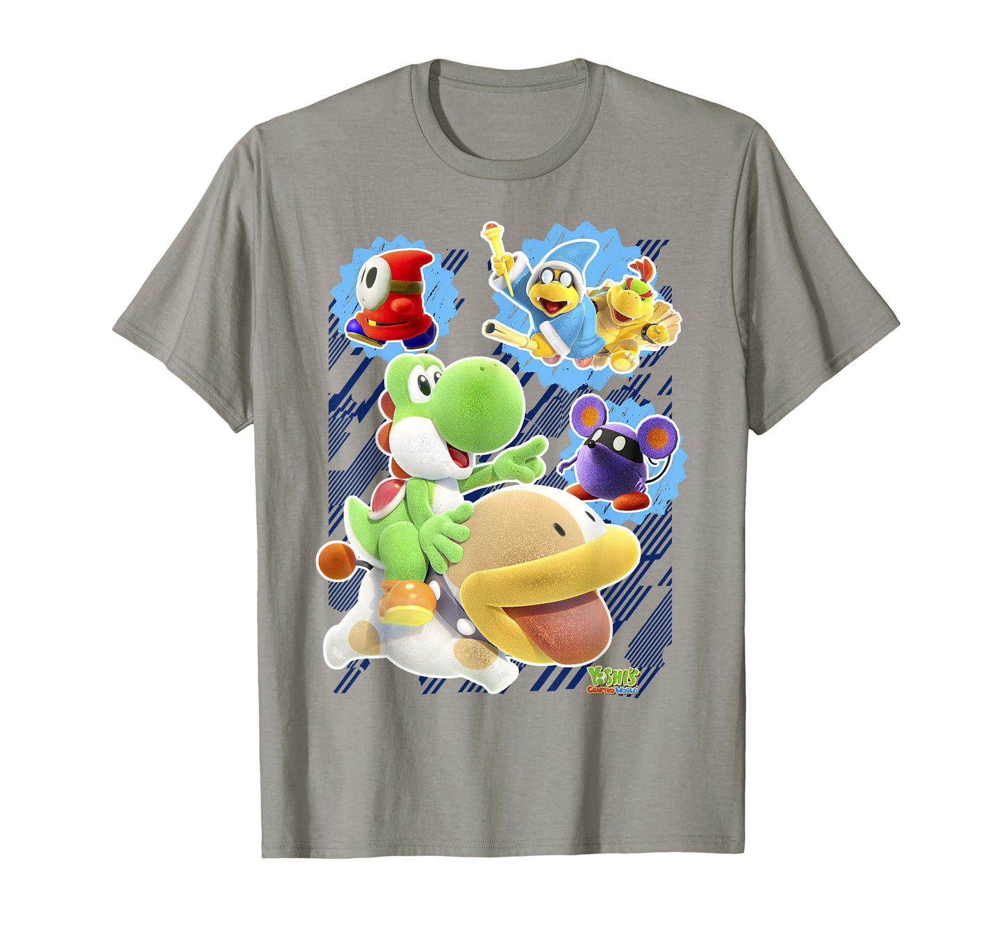 Yoshi's Crafted World Group Shot Poster Graphic T-Shirt T-Shirt