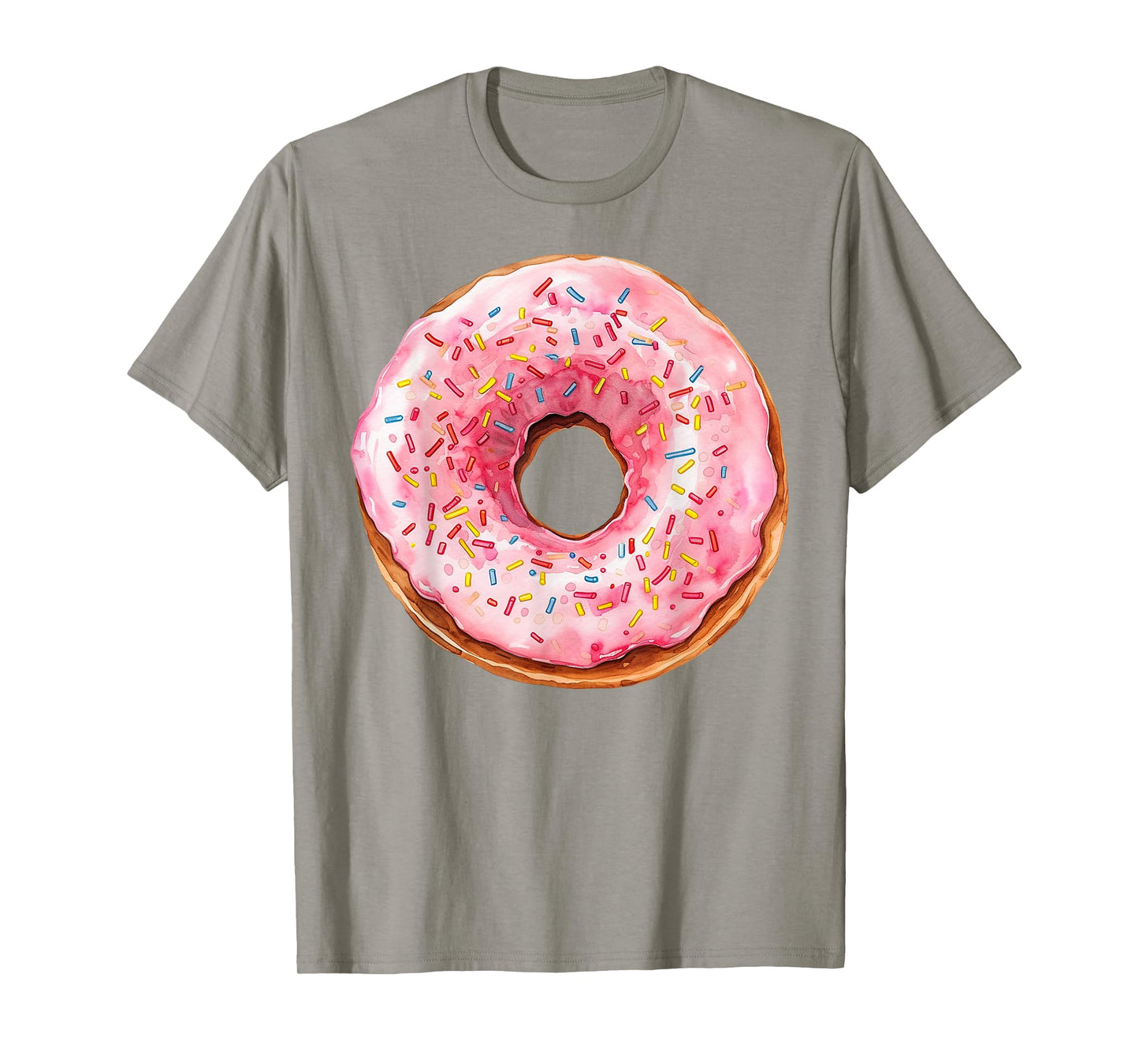 Donut Adult Kids Men Women Doughnut Costume T-Shirt